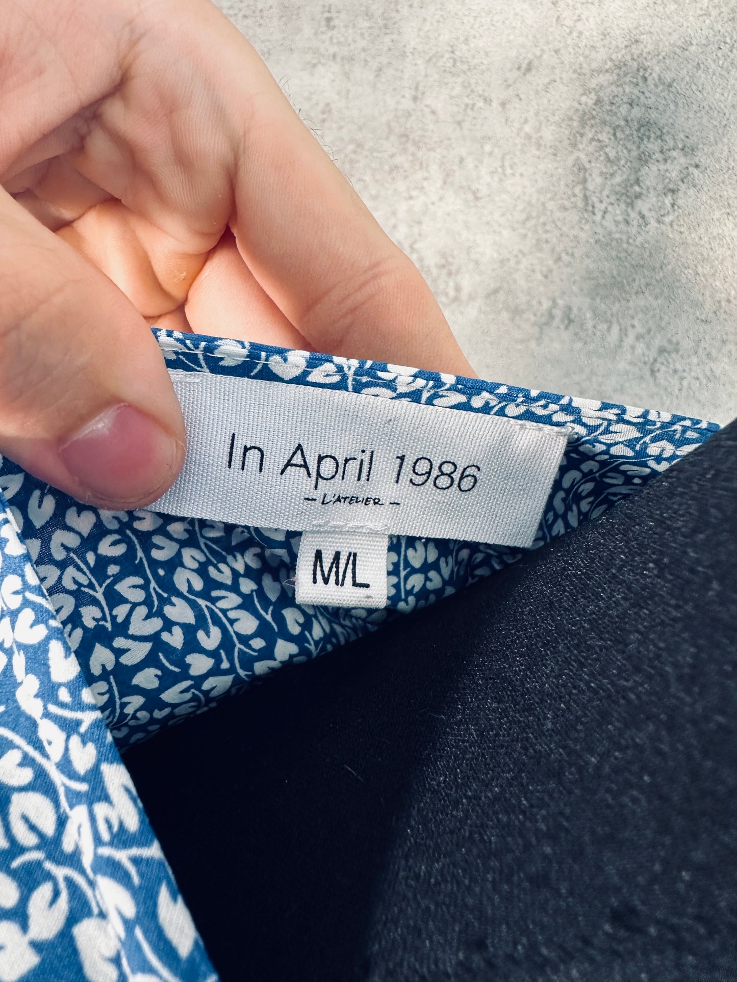 Robe portefeuille In April 1986 ( M/L )