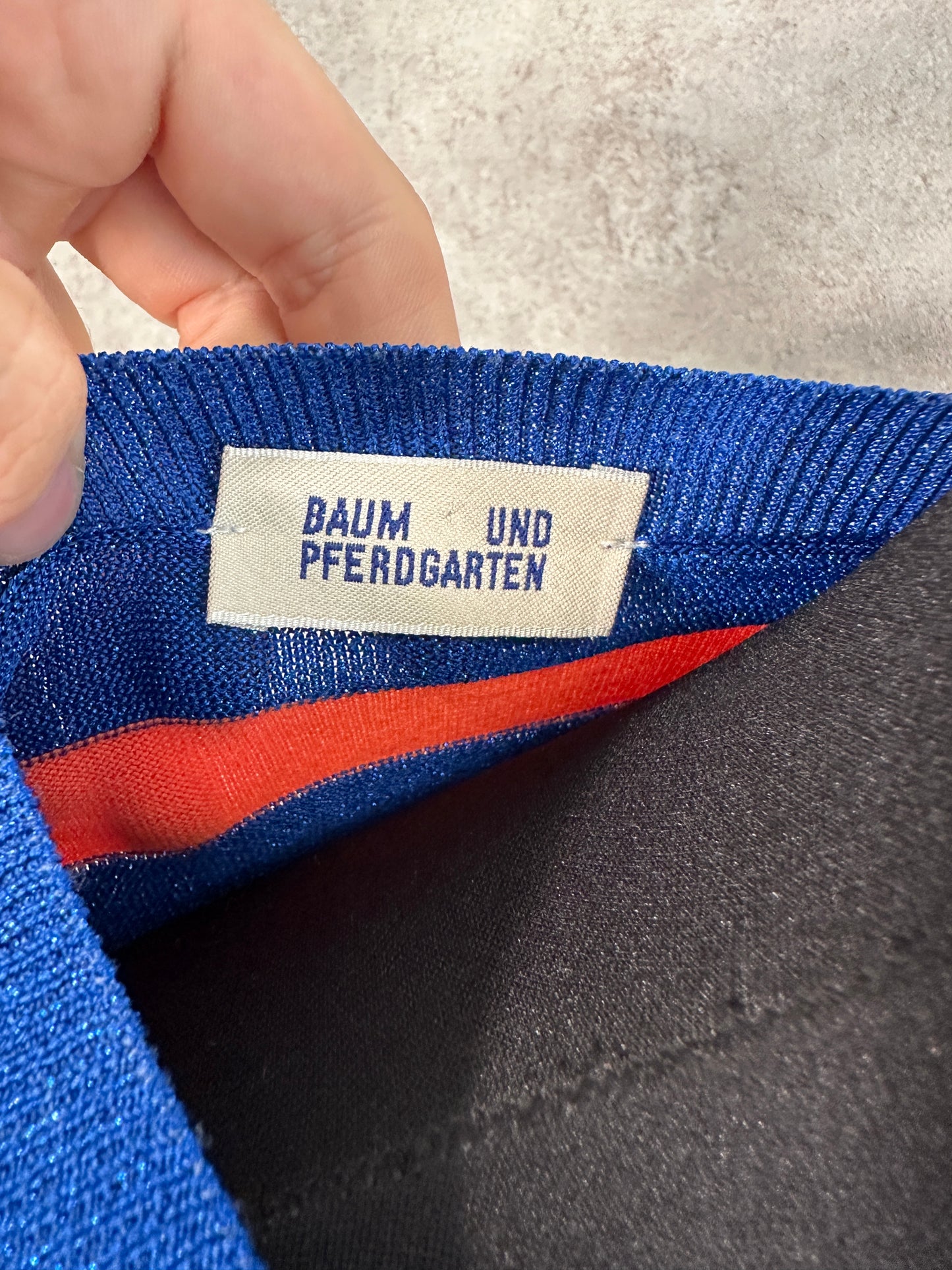 Blouse Baum und Pferdgarten ( M / 38 / 10 )