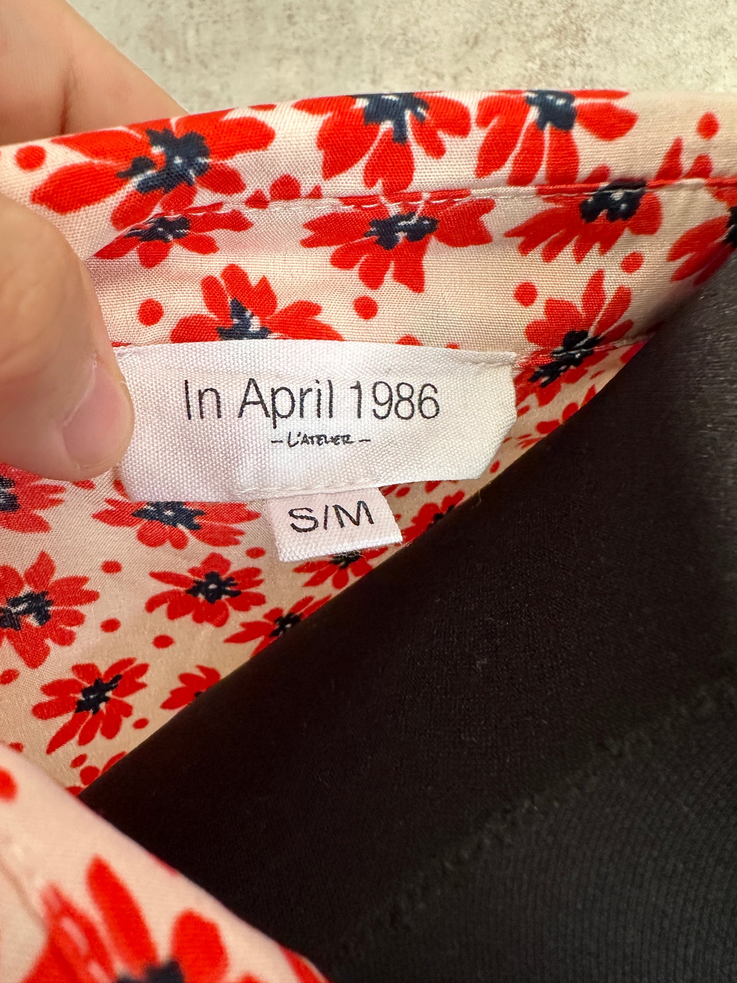Robe Chemise In April 1986 ( S/M )