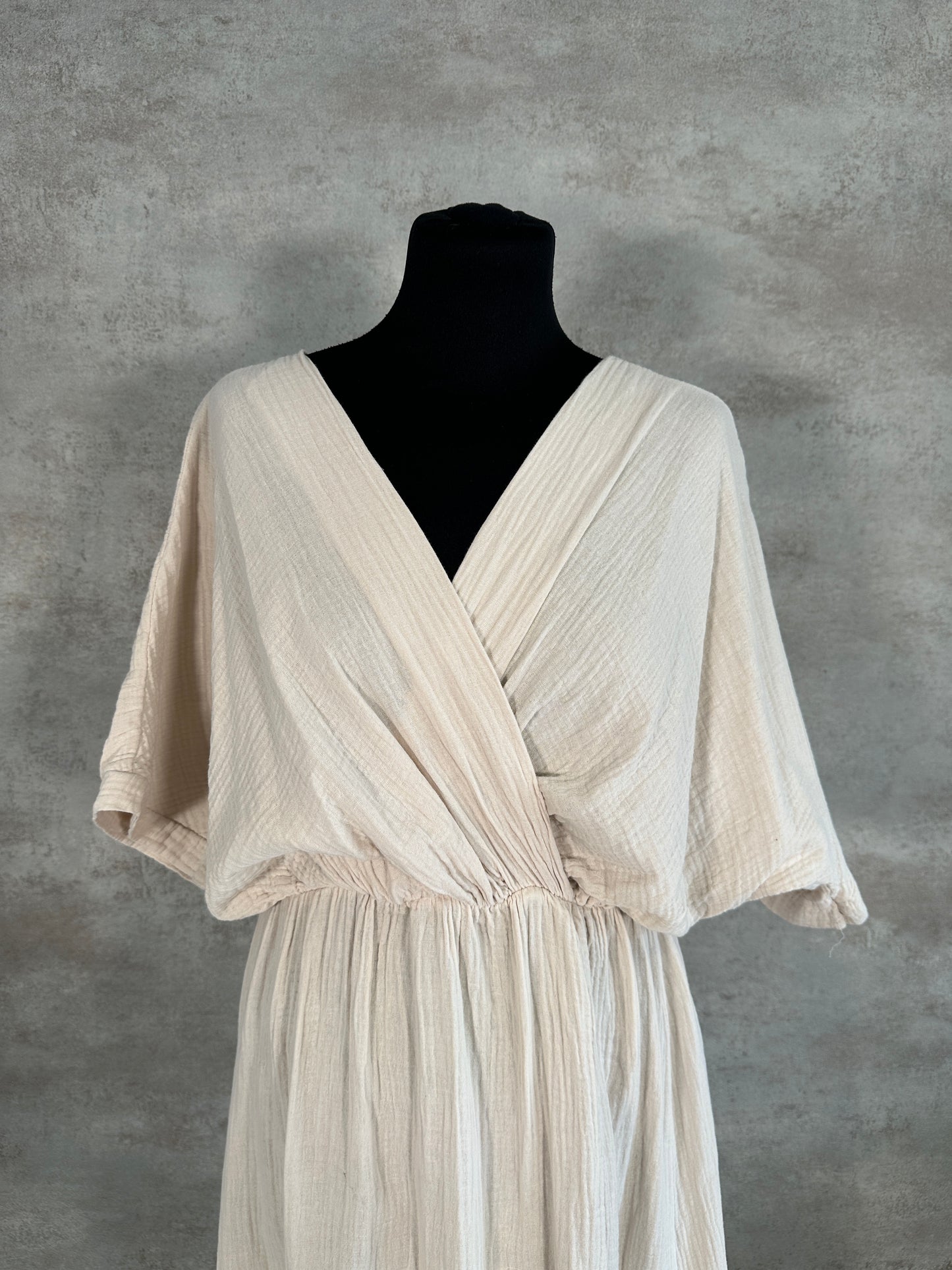 Robe en gaze de coton Made in Italy ( Taille unique )