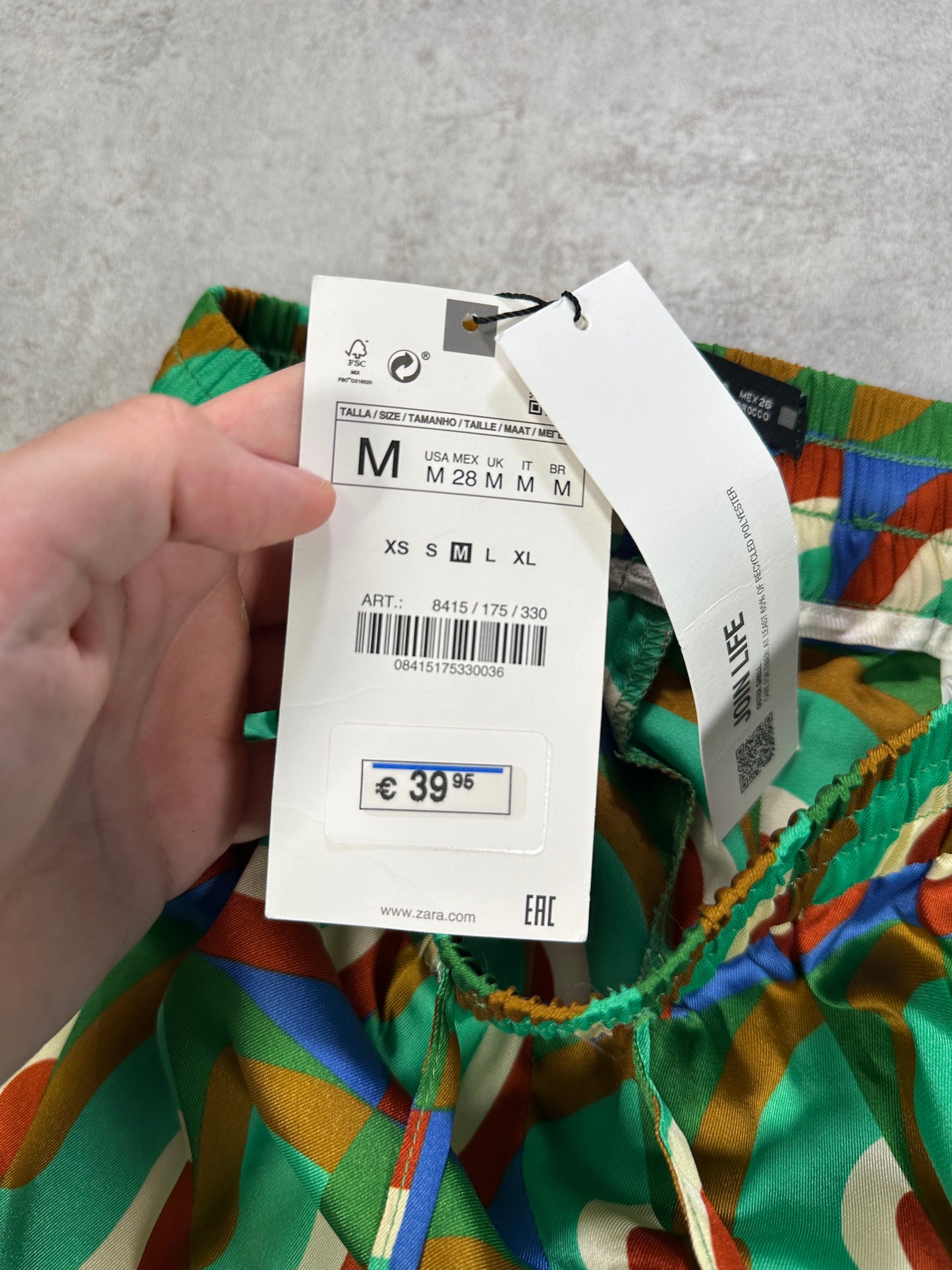 Pantalon fluide Zara ( S / 36 / 8 )