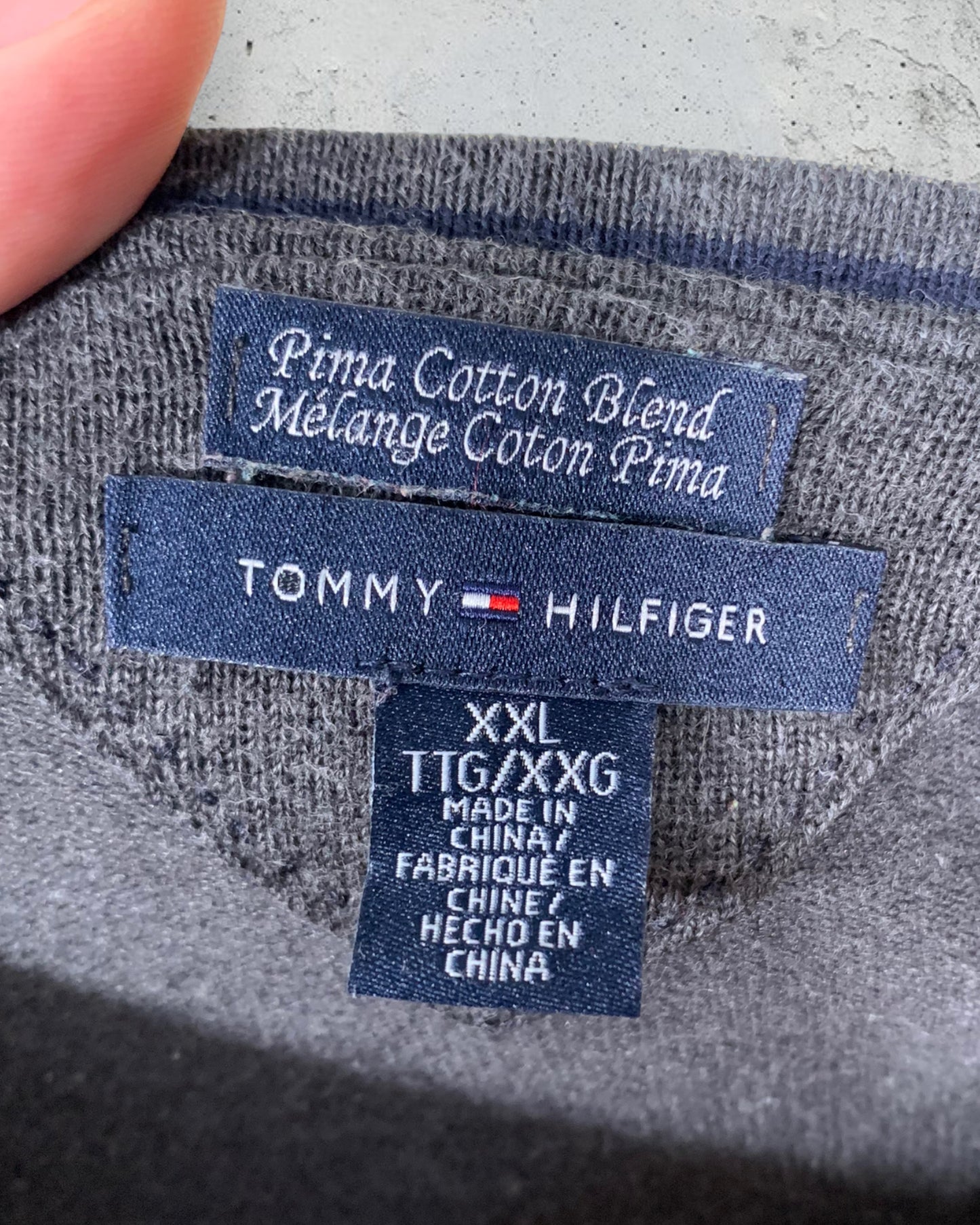 Pull Col V Tommy Hilfiger ( XXL / 44 / 16 )