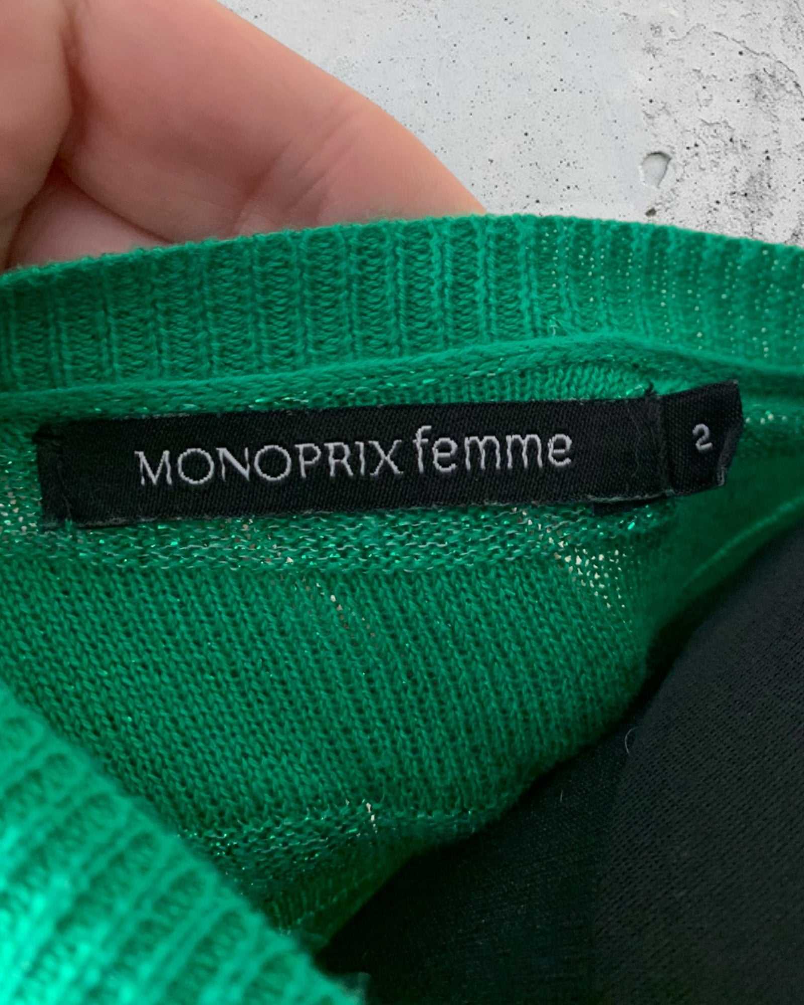 Cardigan Manches 3/4 Monoprix ( M / 38 / 10 )