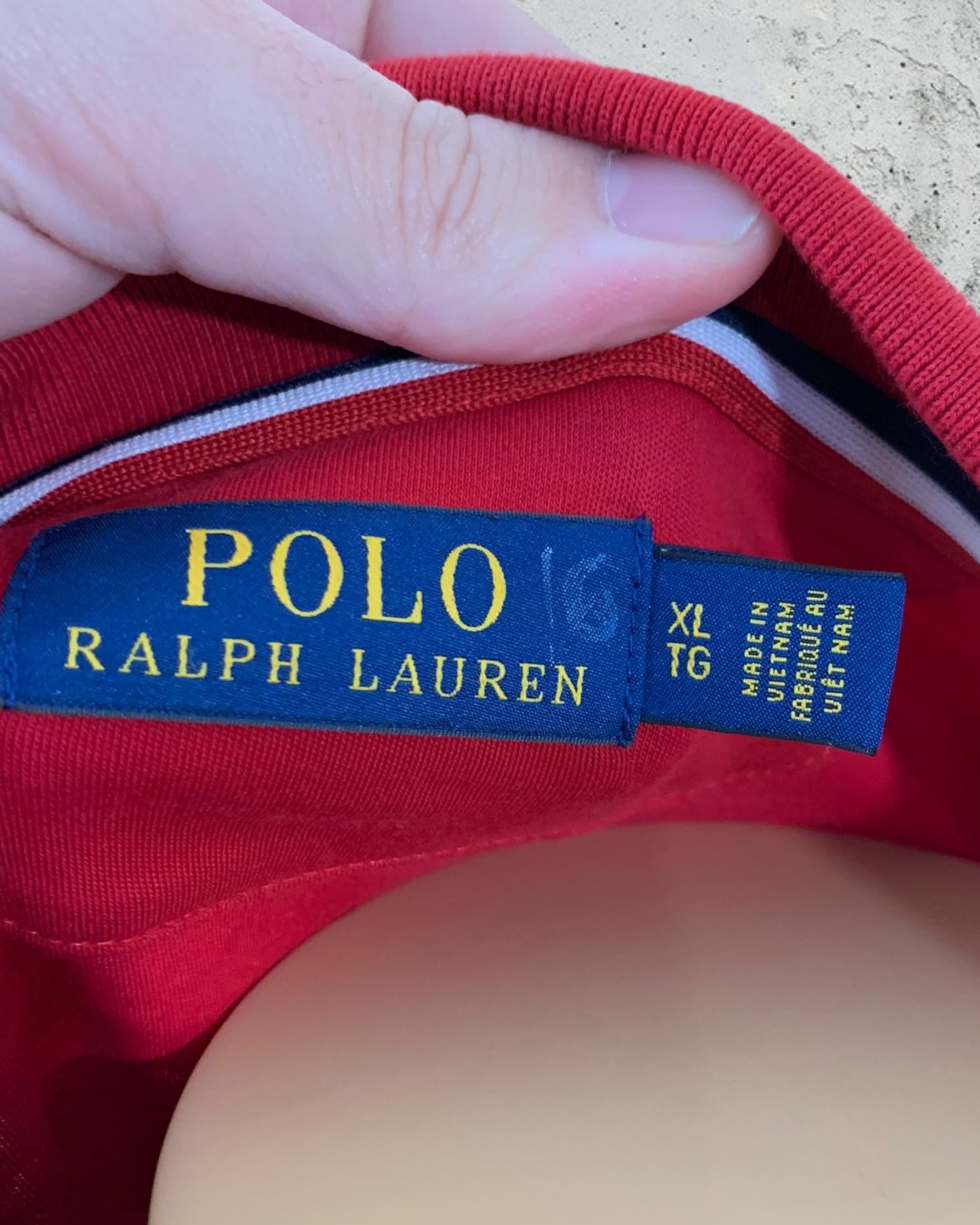 Polo Manches Longues Ralph Lauren ( XL / 42 / 14 )