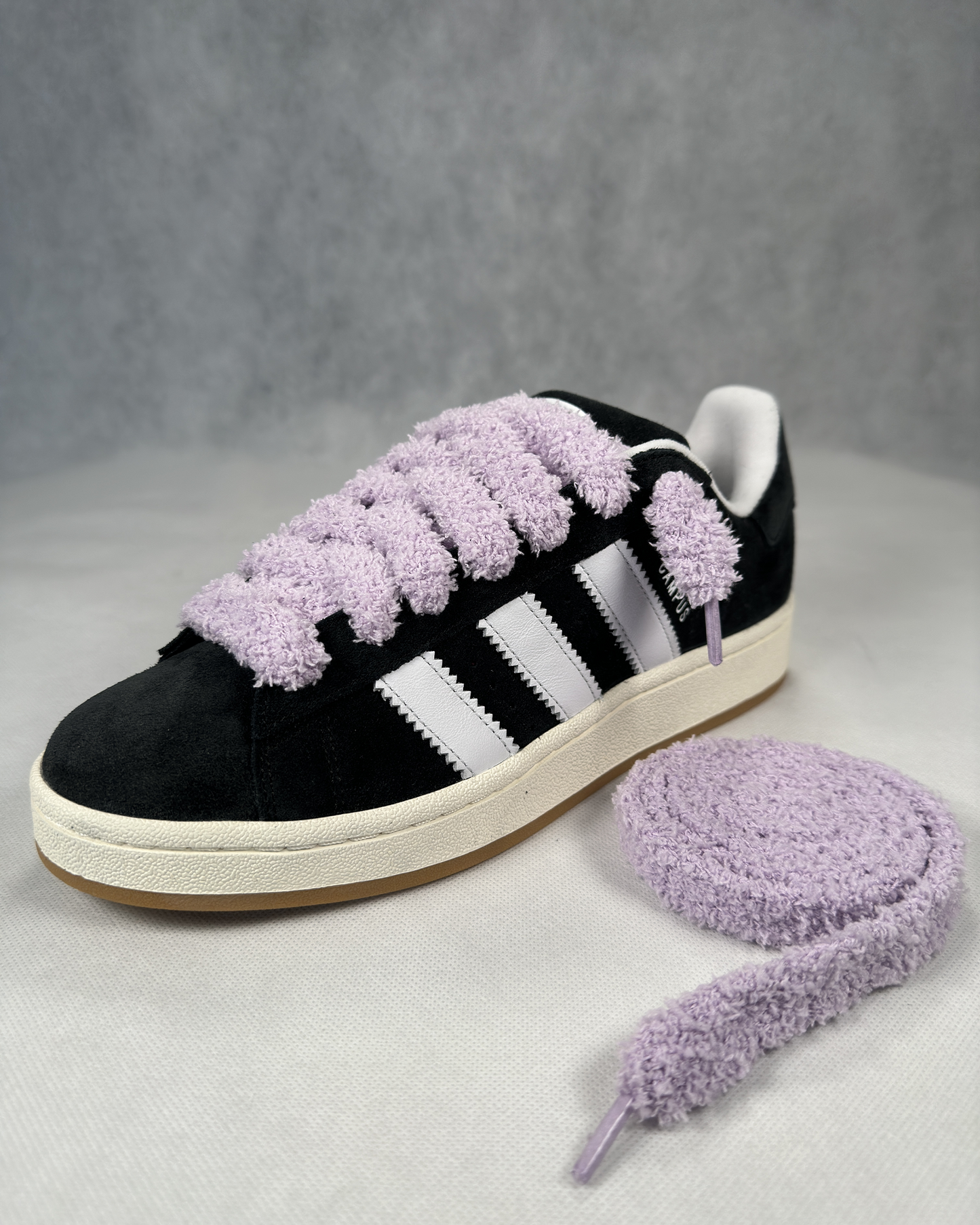 Lacets Fluffy Mauve