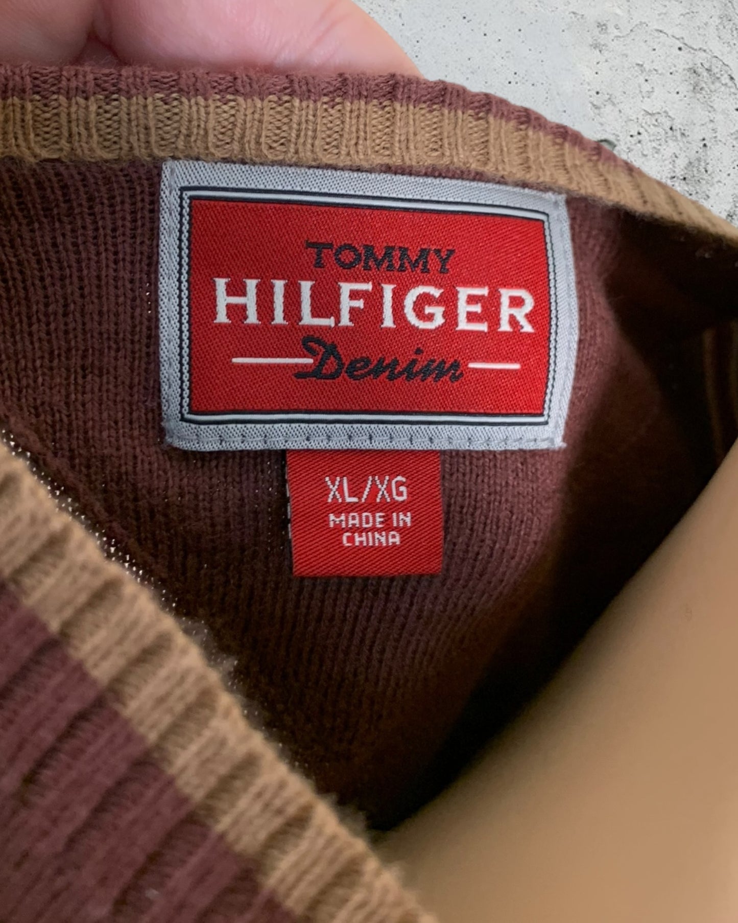 Pull Col V Tommy Hilfiger ( XL / 42 / 14 )