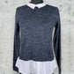 Pull Chemisier Boutique Parisienne ( M / 38 / 10 )