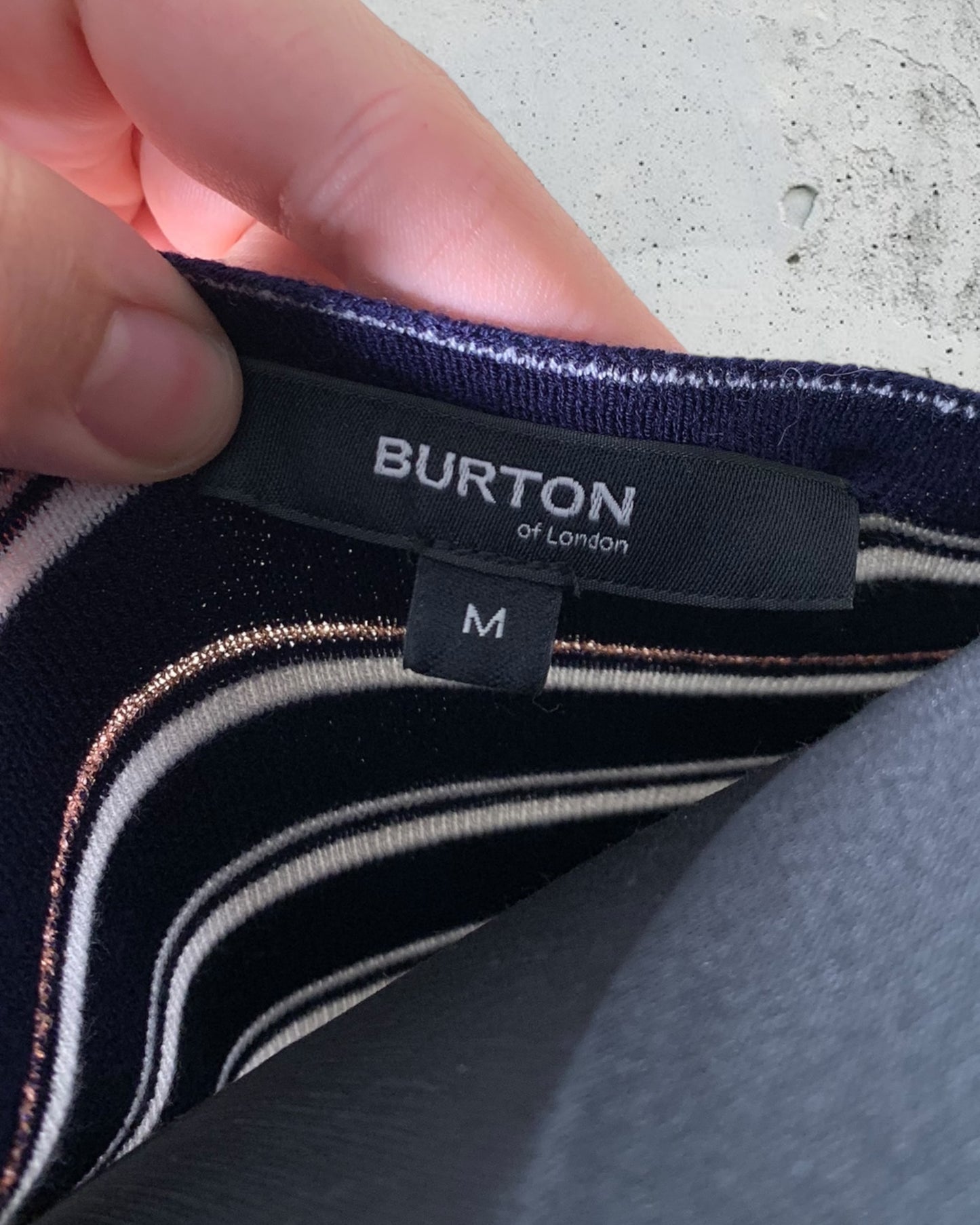 Pull Marinière Burton ( M / 38 / 10 )