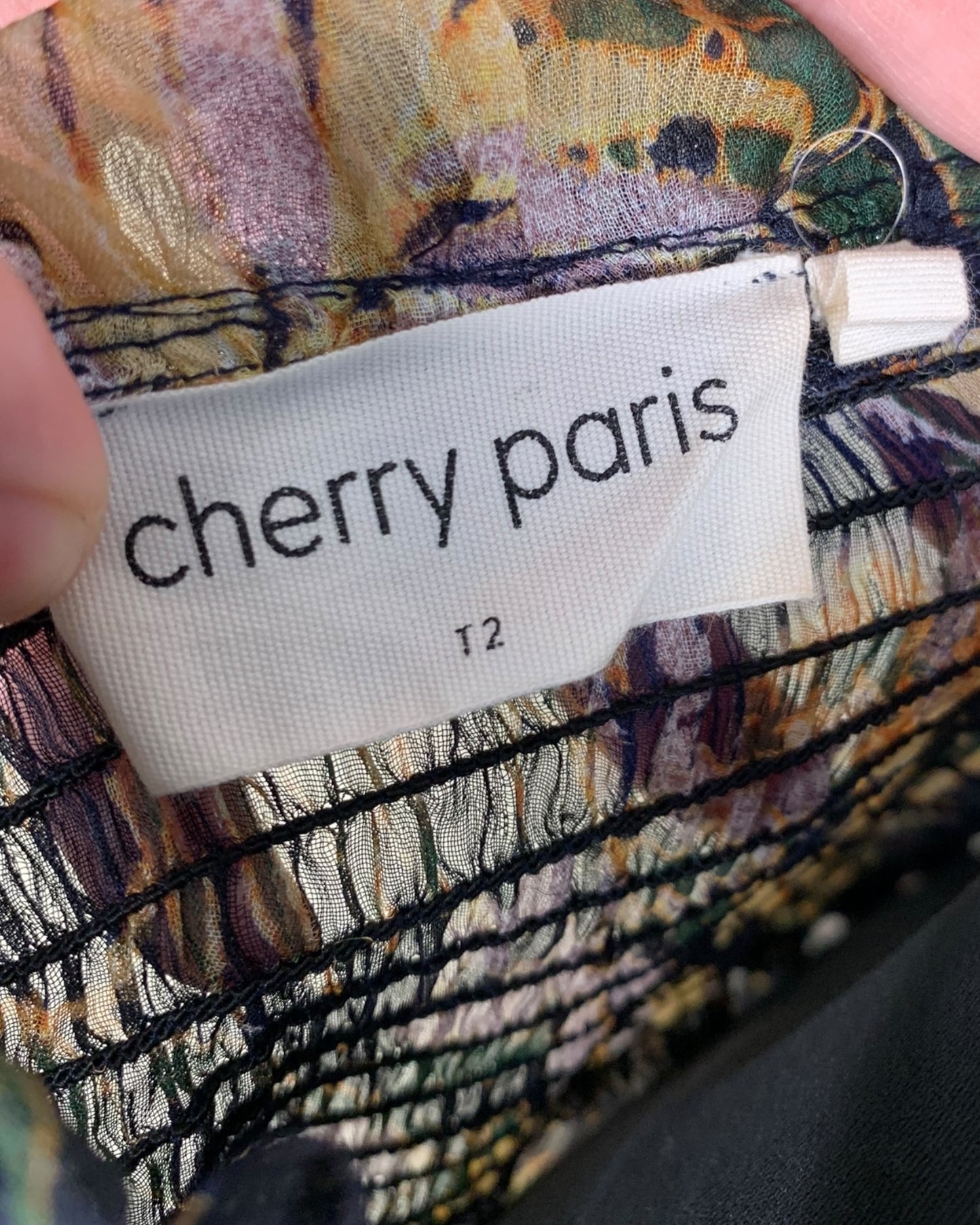 Robe Cherry Paris ( M / 38 / 10 )