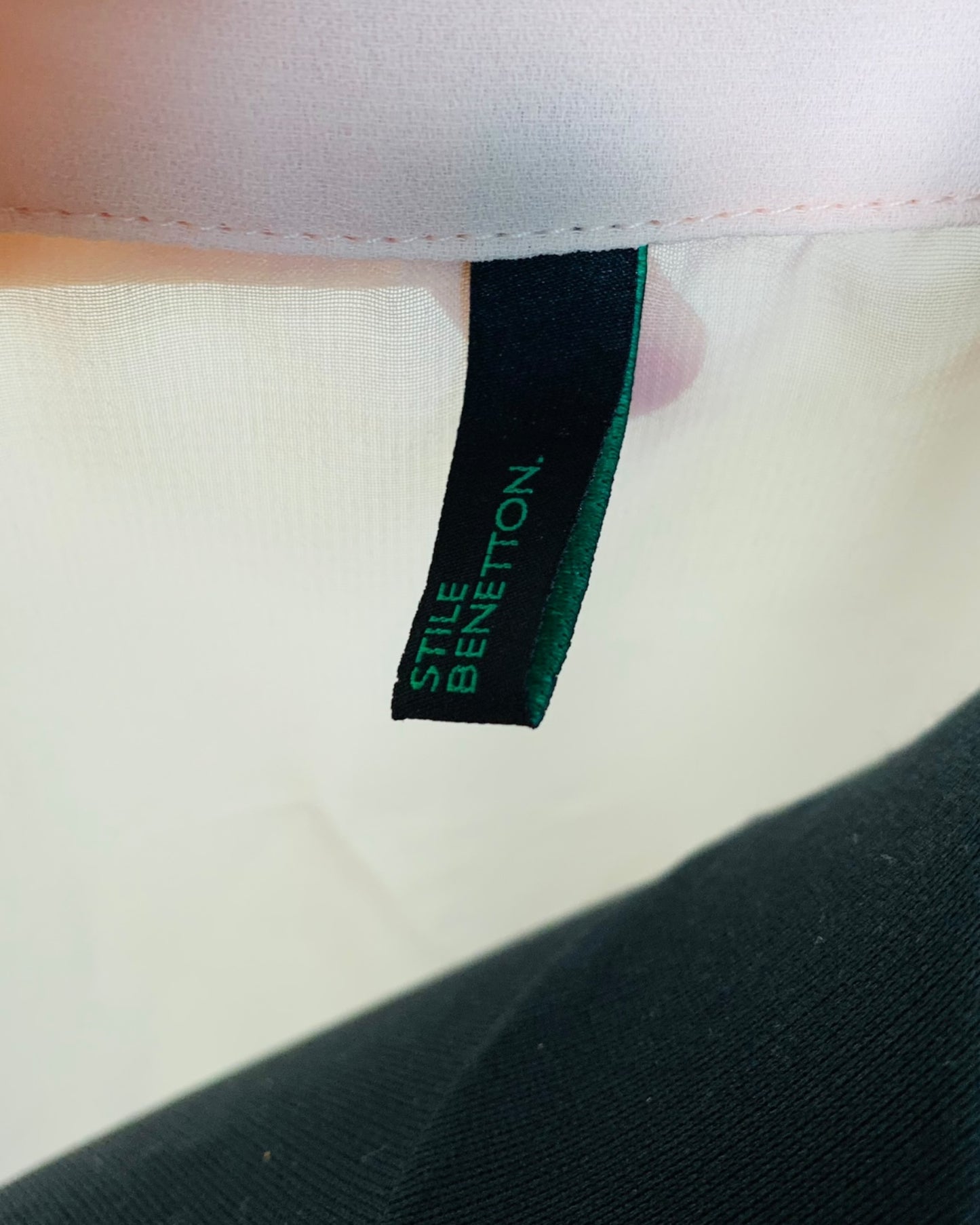 Chemisier Benetton ( M / 38 / 10 ) ( L / 40 / 12 )