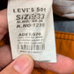 Jean Levi's 507 W33 L34 ( M / US 33 / FR 42 )