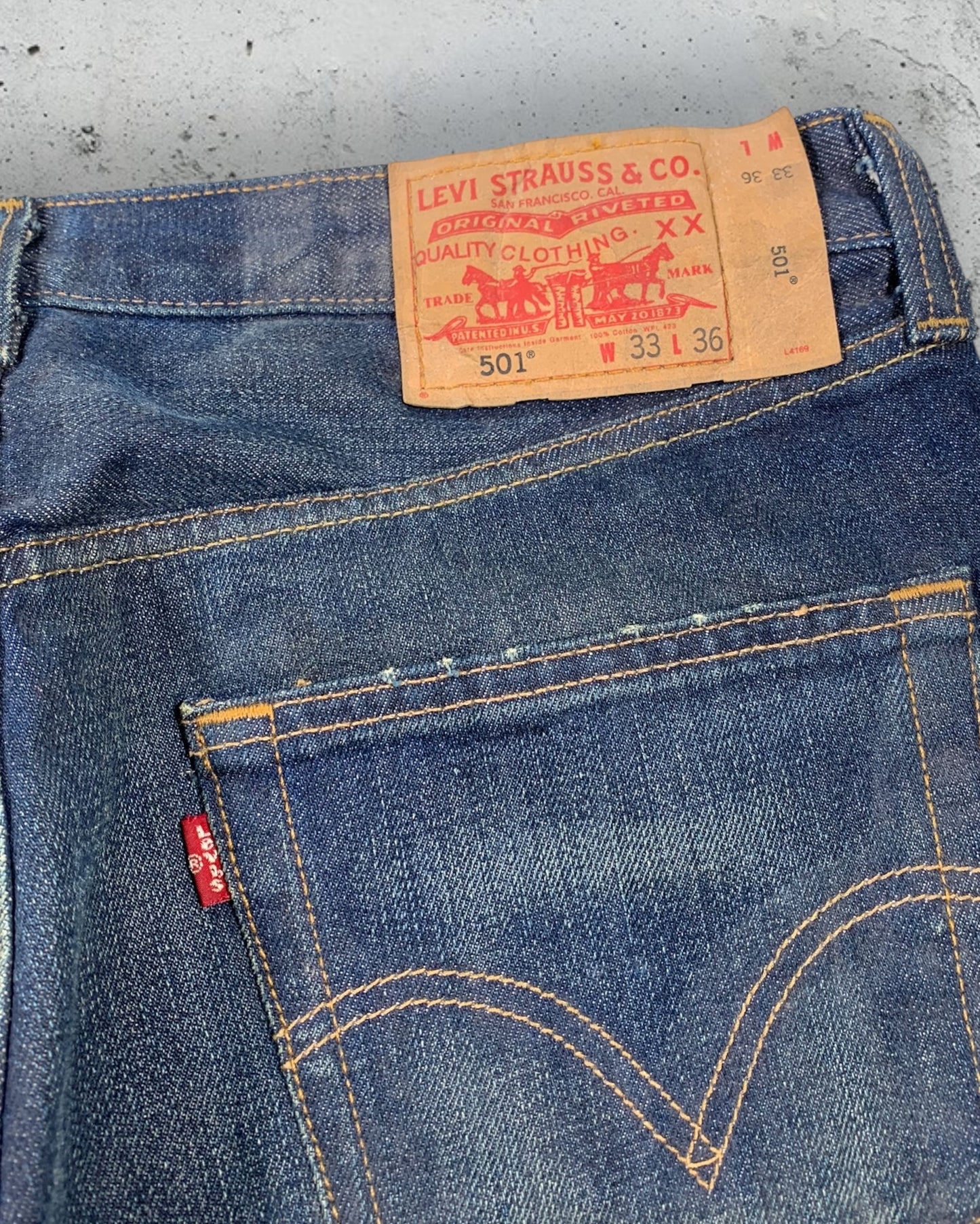 Jean Levi's 501 W33 L36 ( M / US 33 / FR 42 )