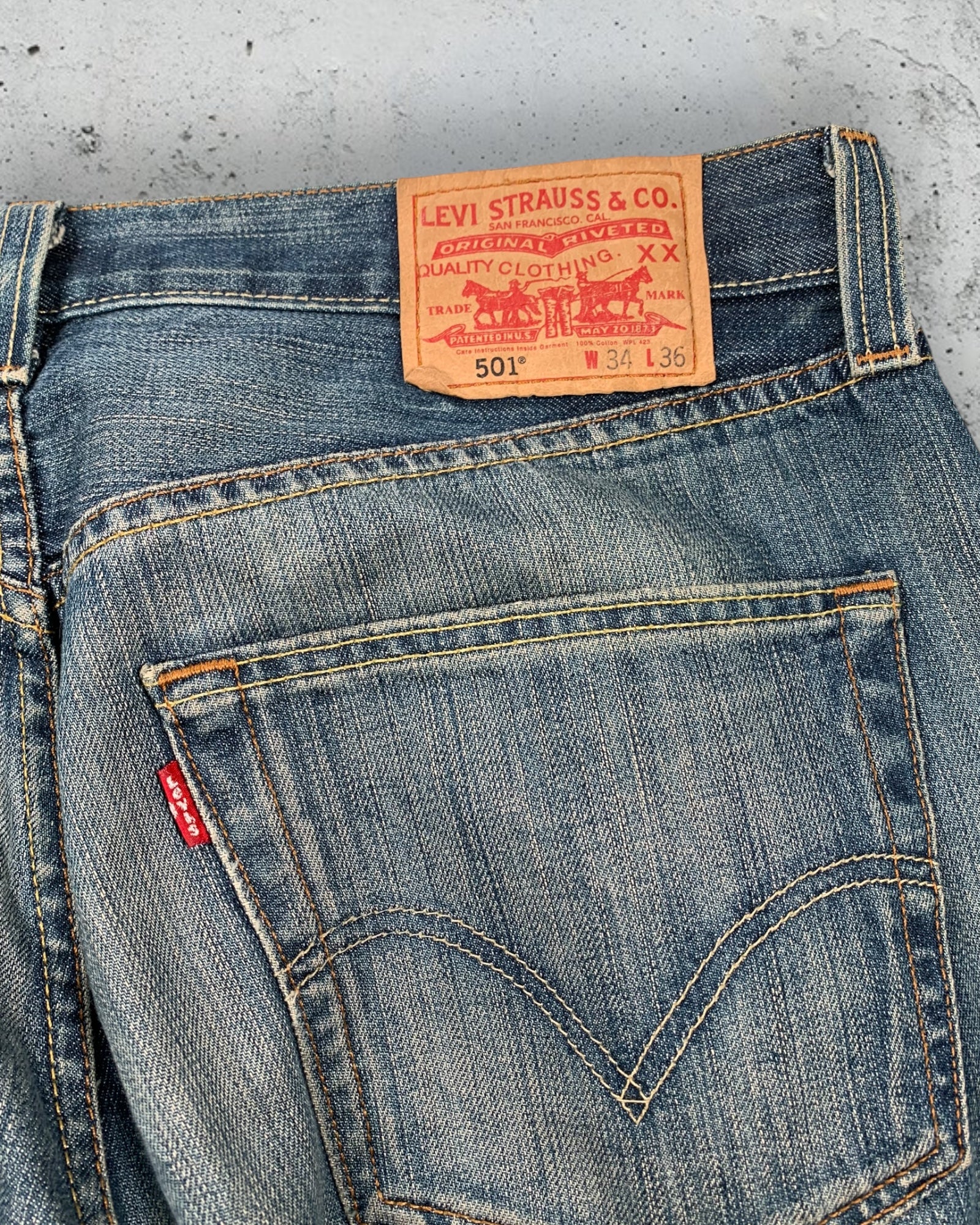 Levis 501 w34 l36 online