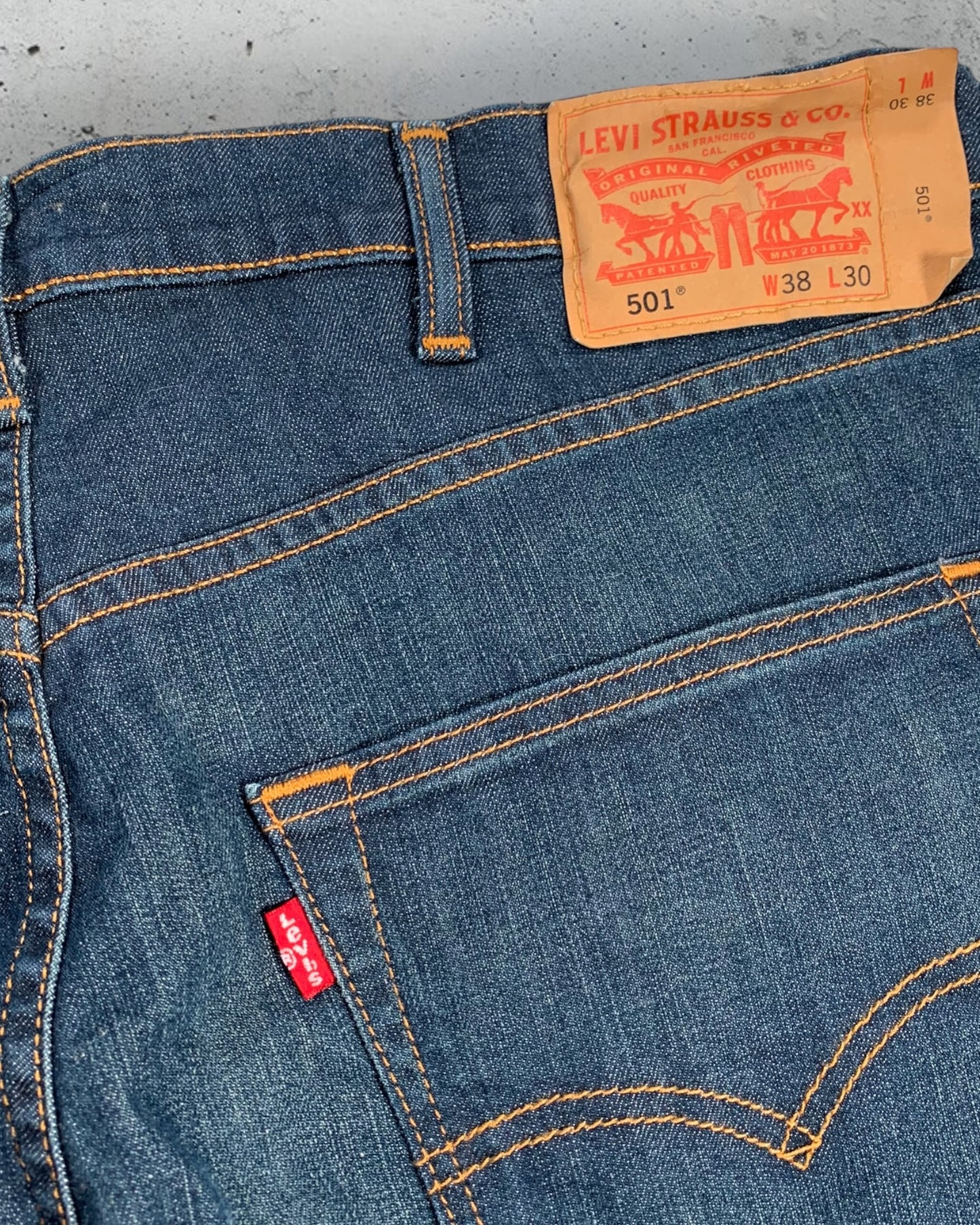 Jean Levi's 501 W38 L30 ( XL / US 38 / FR 48 )