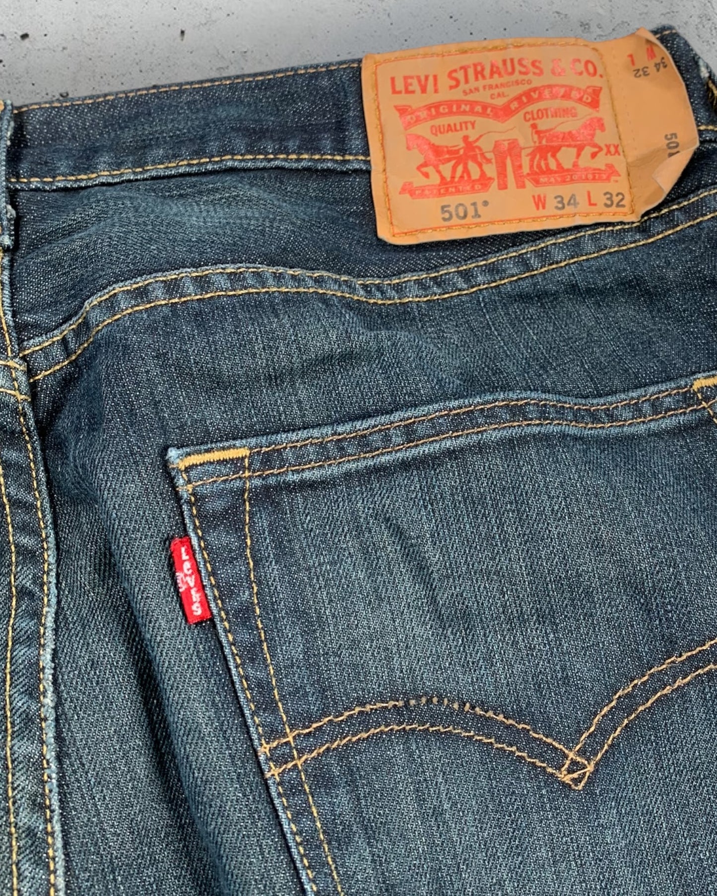 Jean Levi's 501 W34 L32 ( L / US 34 / FR 42-44 )