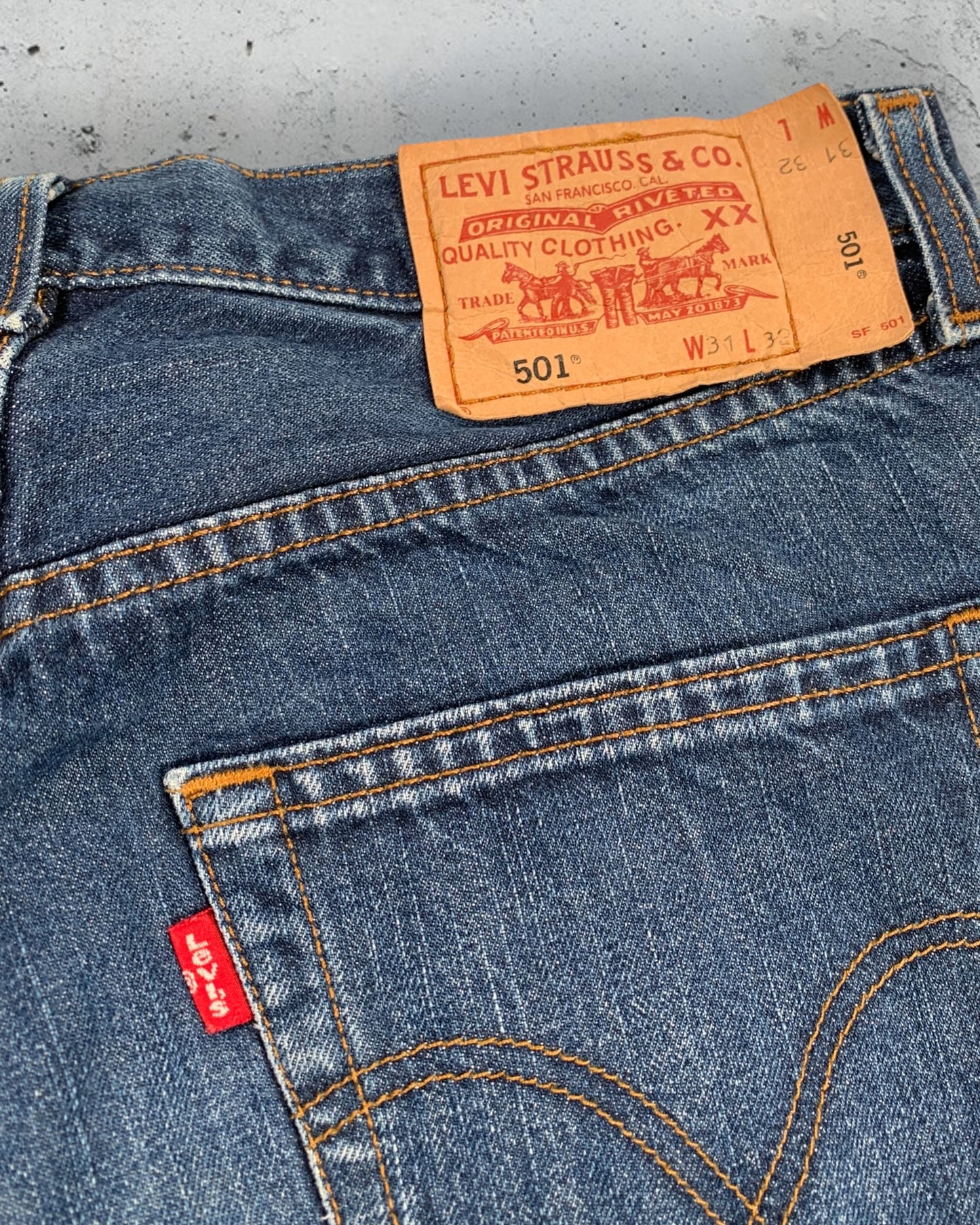 Jean Levi's 501 W31 L32 ( S / US 31 / FR 38-40 )