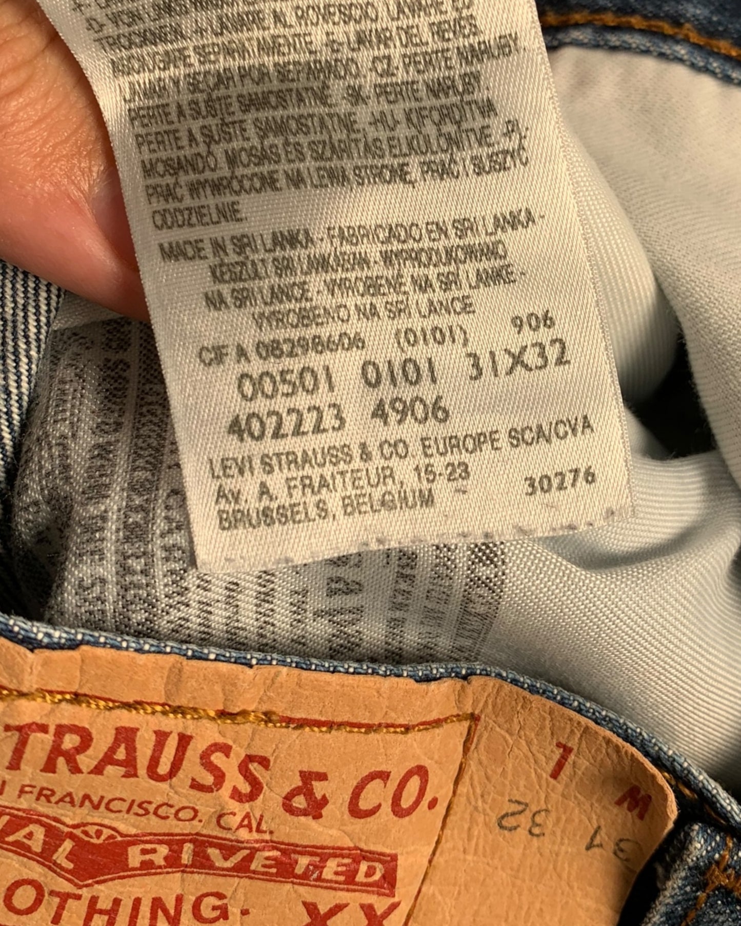 Jean Levi's 501 W31 L32 ( S / US 31 / FR 38-40 )