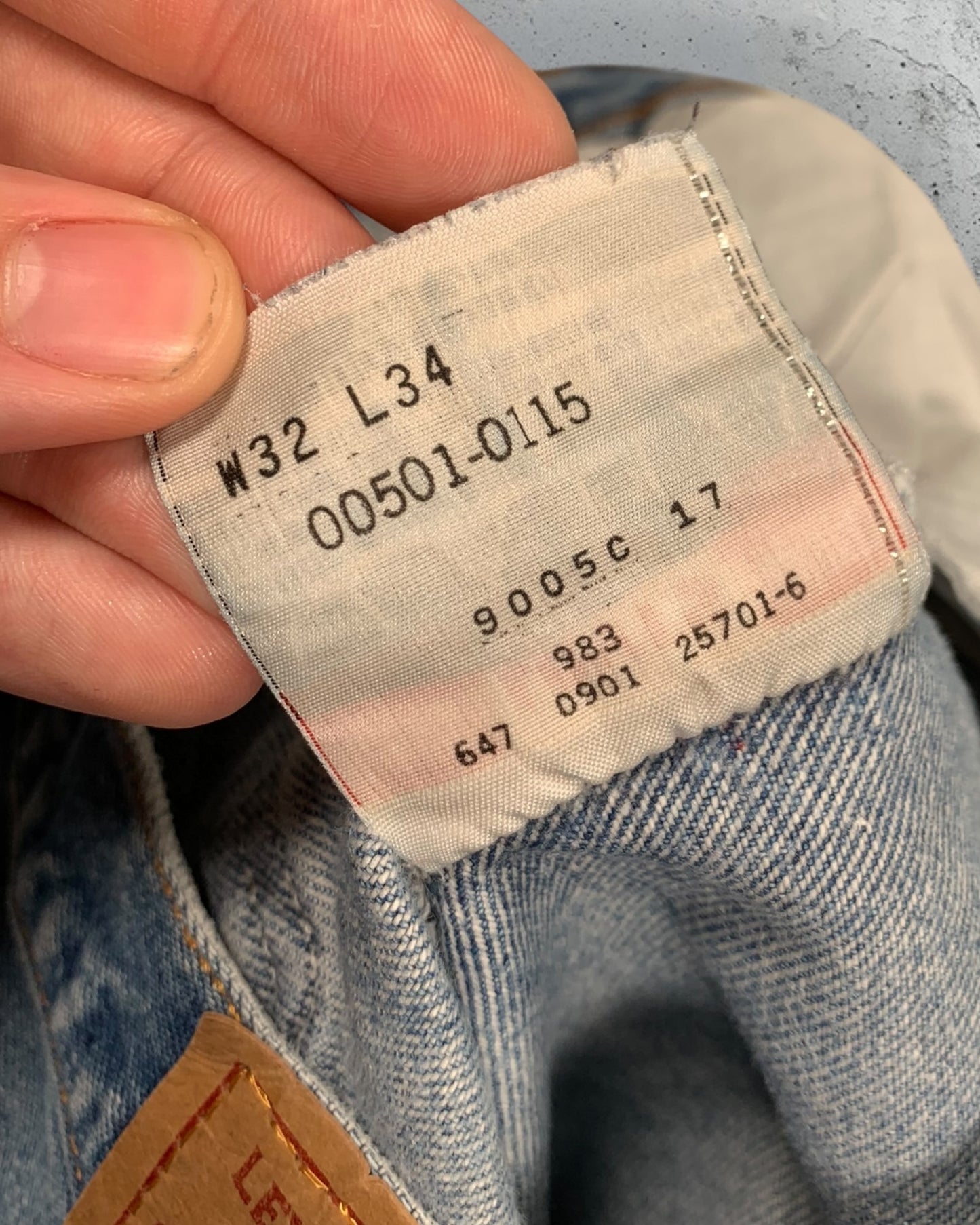 Jean Levi's 501 W32 L34 ( M / US 32 / FR 40 )