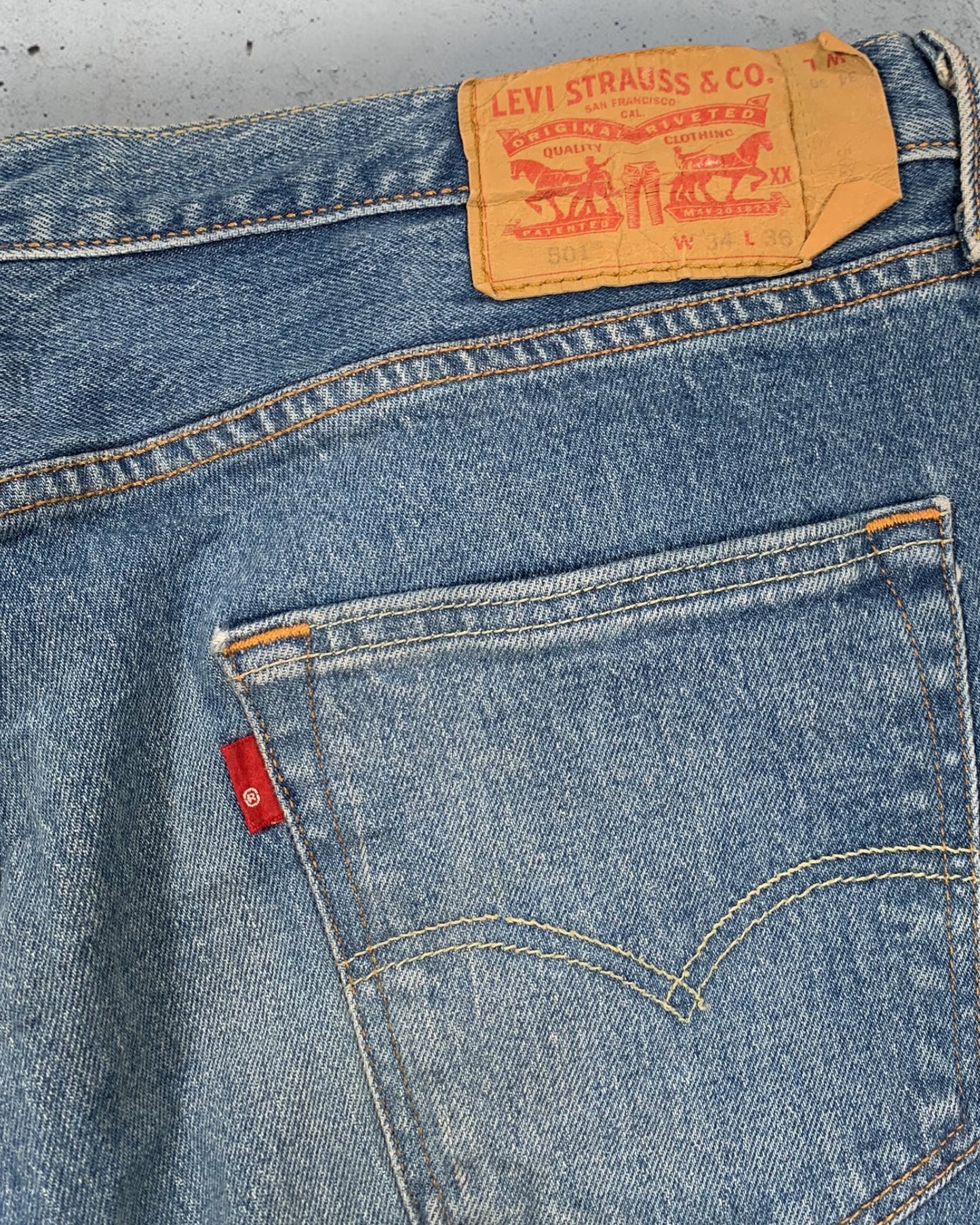 Jean Levi's 501 W34 L36 ( L / US 34 / FR 42-44 )