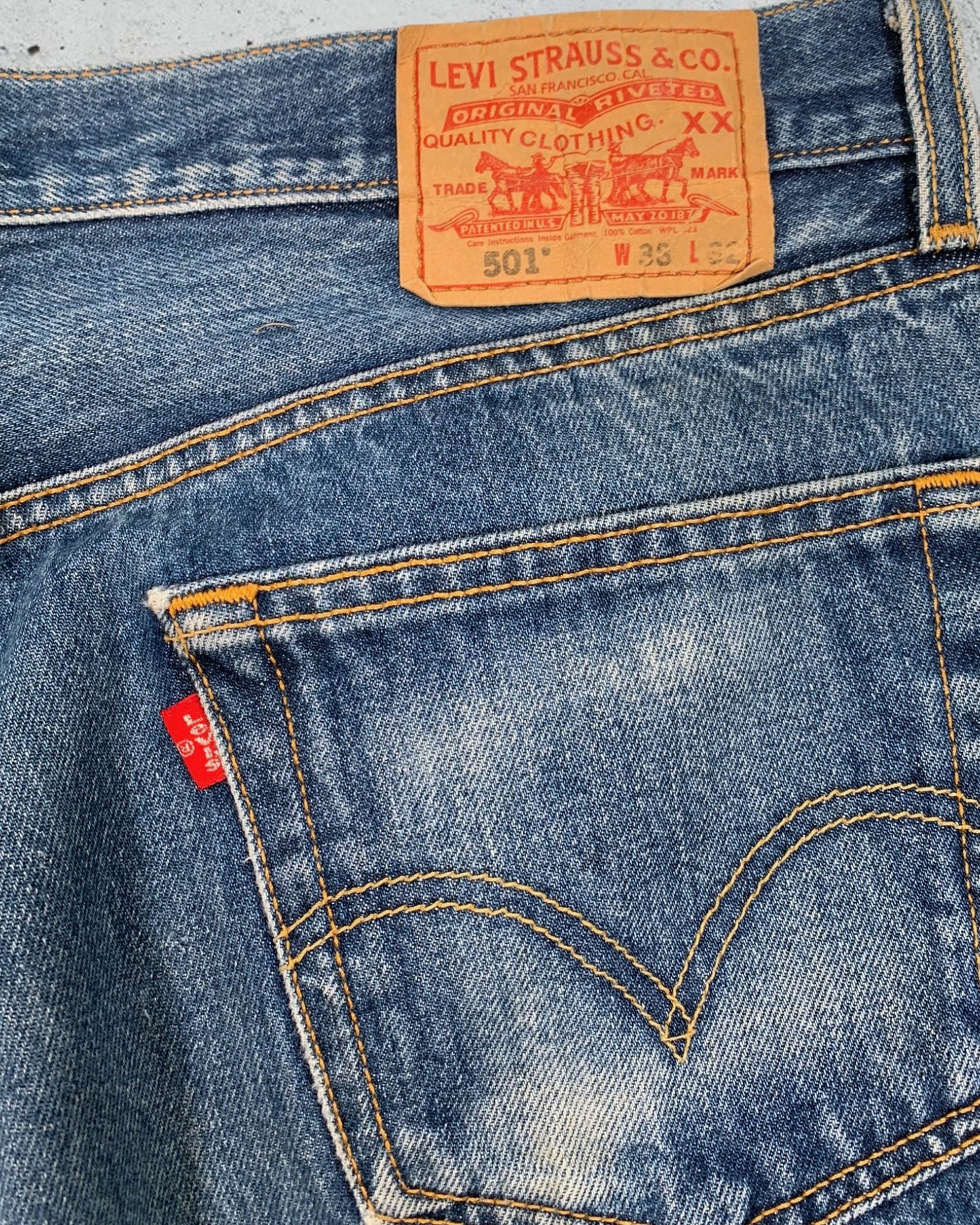 Jean Levi's 501 W38 L32 ( XL / US 38 / FR 48 )