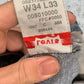 Jean Levi's 501 W34 L33 ( L / US 34 / FR 42-44 )