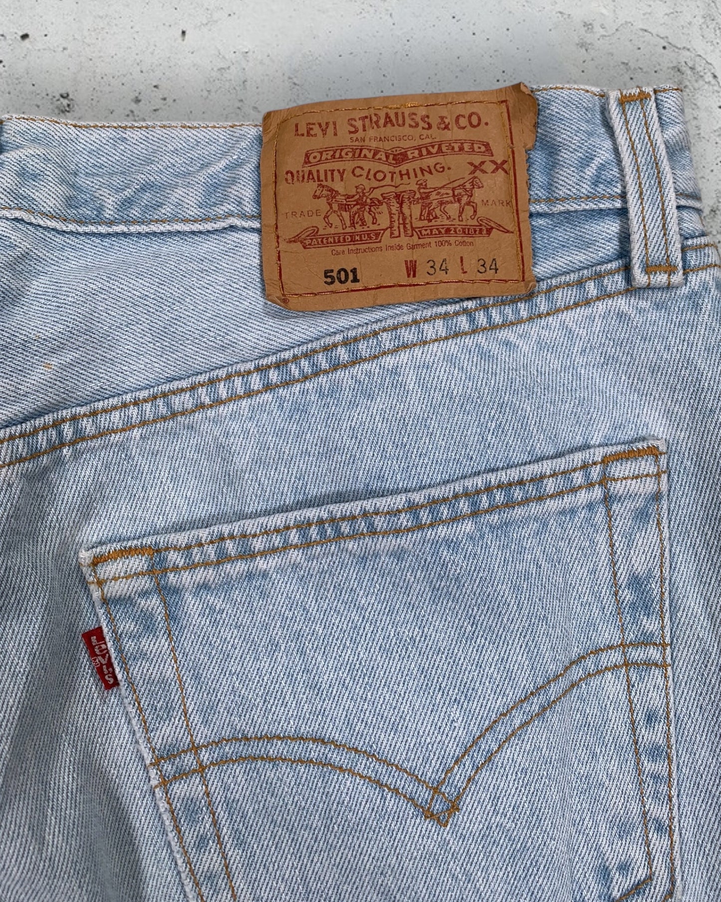 Jean Levi's 501 W34 L34 ( L / US 34 / FR 42-44 )