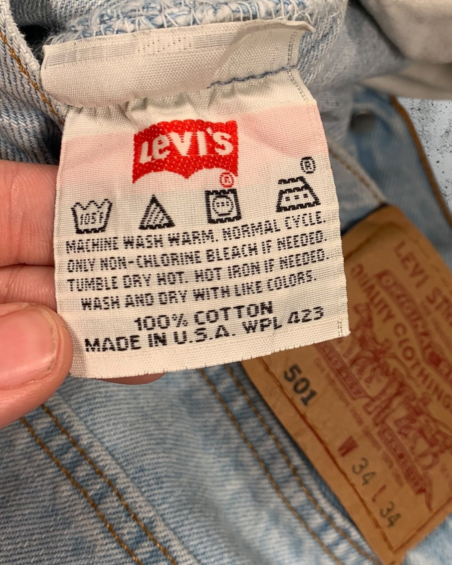 Jean Levi's 501 W34 L34 ( L / US 34 / FR 42-44 )