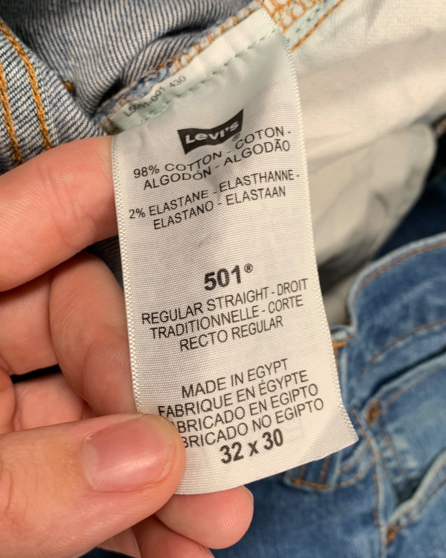 Jean Levi's 501 W32 L30 ( M / US 32 / FR 40 )