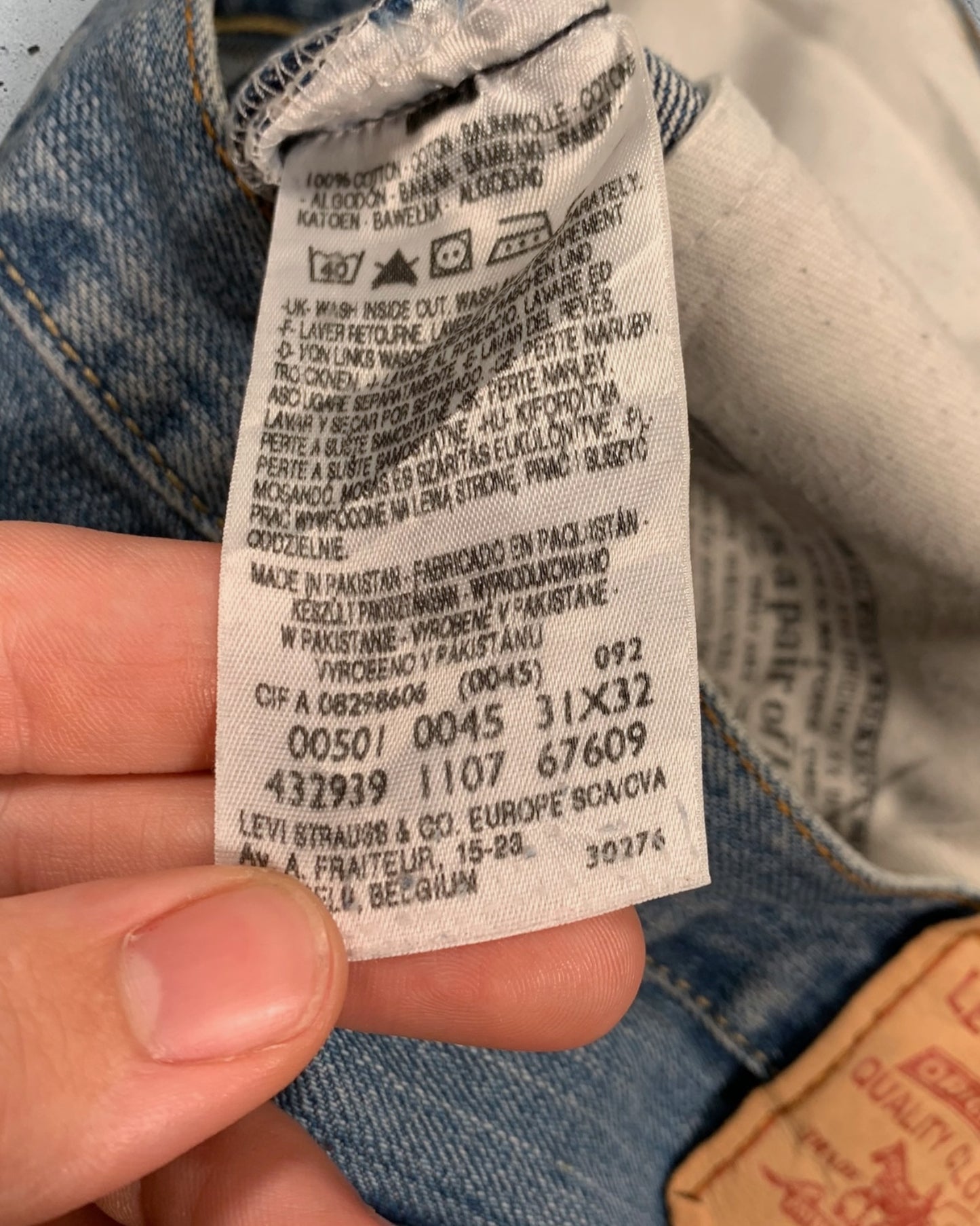 Jean Levi's 501 W31 L32 ( S / US 31 / FR 38-40 )