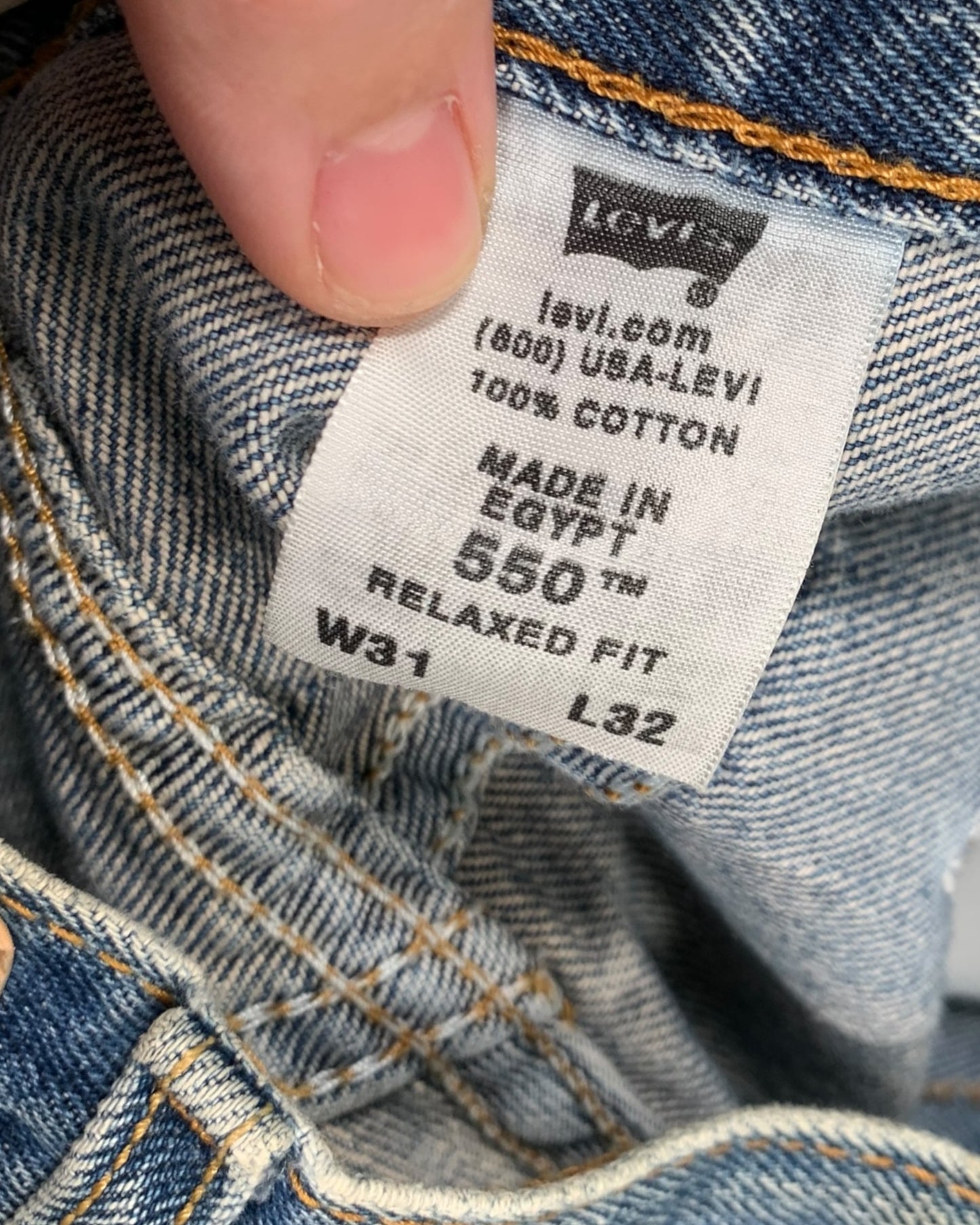 Jean Levi's 550 W31 L32 ( S / US 31 / FR 38-40 )