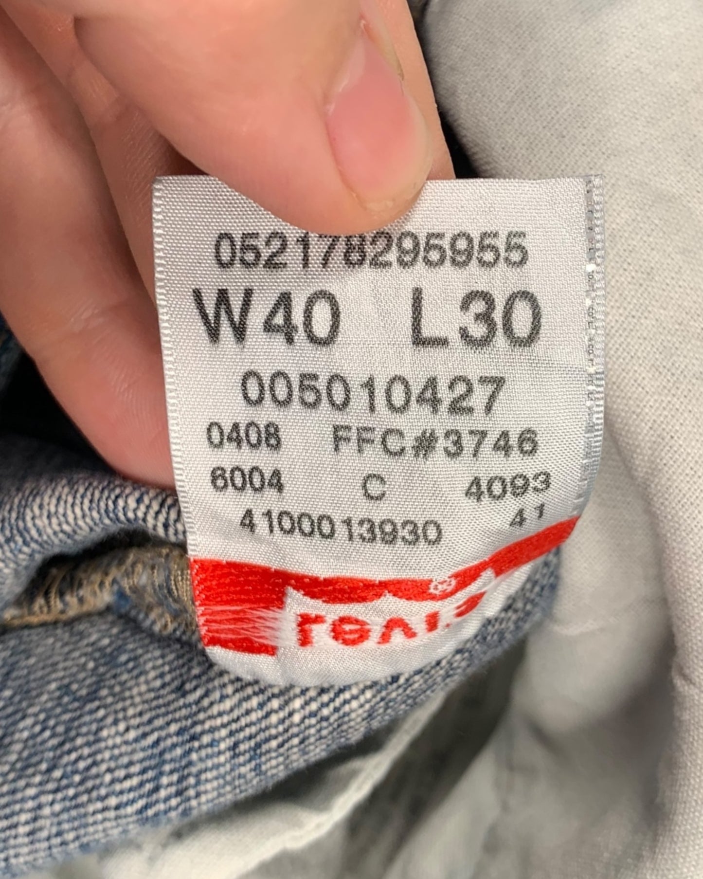 Jean Levi's 501 W40 L30 ( XL / US 40 / FR 50 )