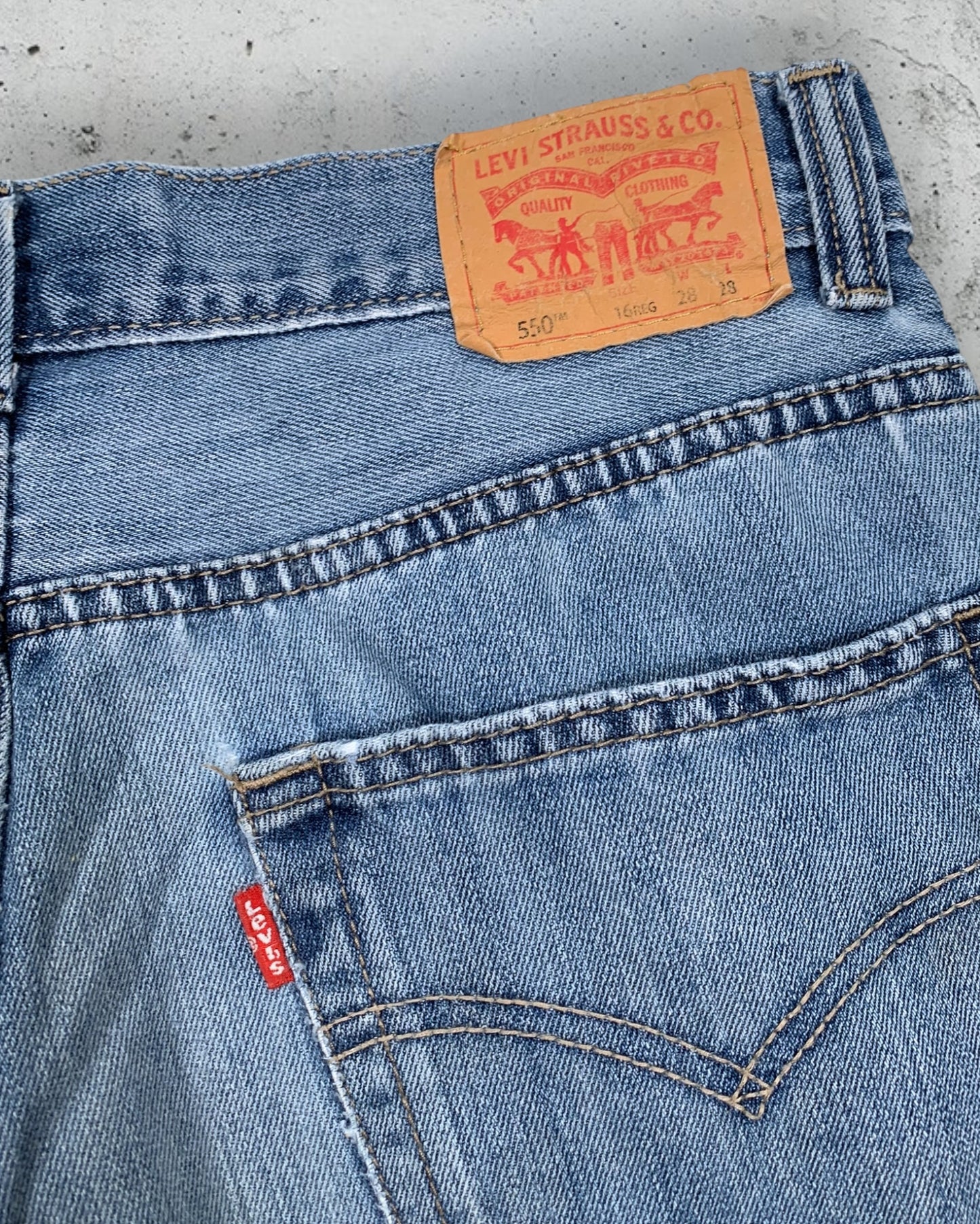 Jean Levi's 550 W28 L28 ( S / US 28 / FR 36 )