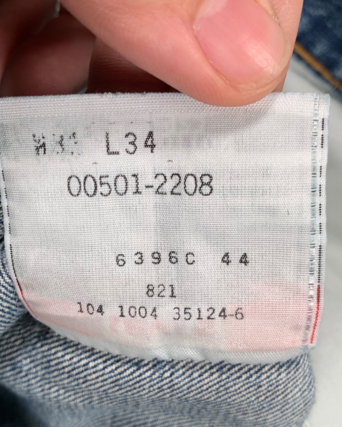 Jean Levi's 501 W31 L34 ( S / US 31 / FR 38-40 )