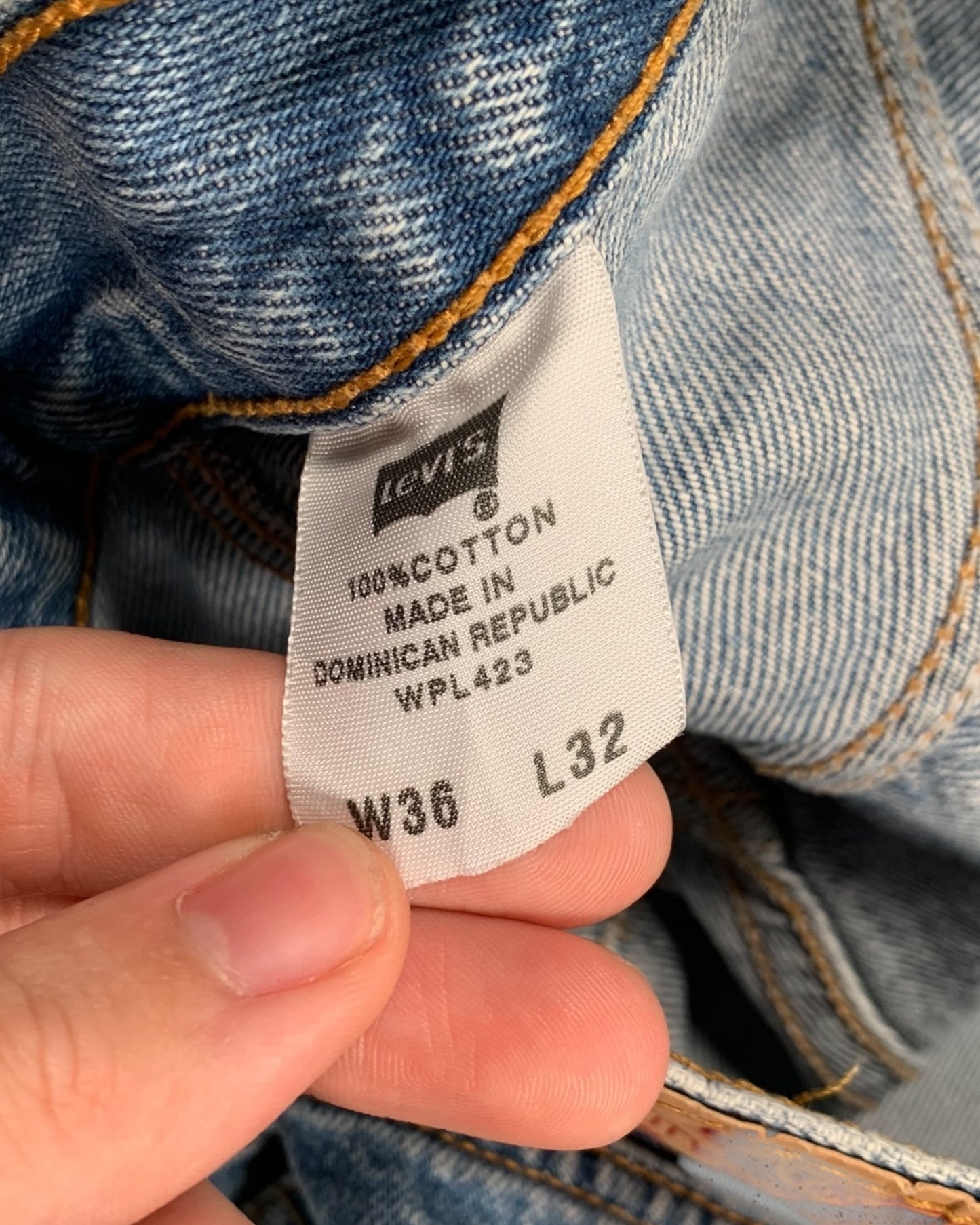 Jean Levi's 501 W36 L32 ( L / US 36 / FR 44-46 )