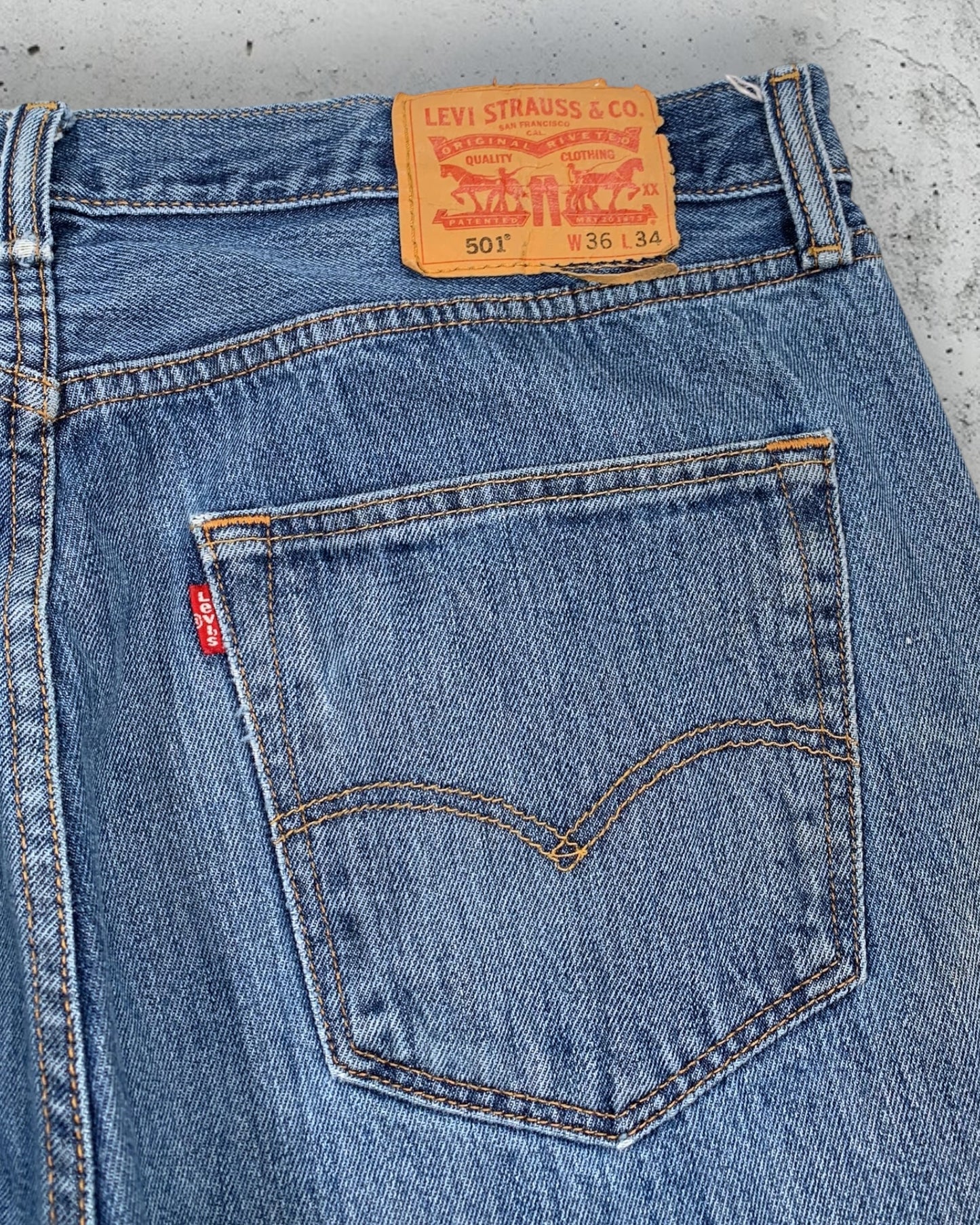 Jean Levi's 501 W36 L34 ( L / US 36 / FR 44-46 )