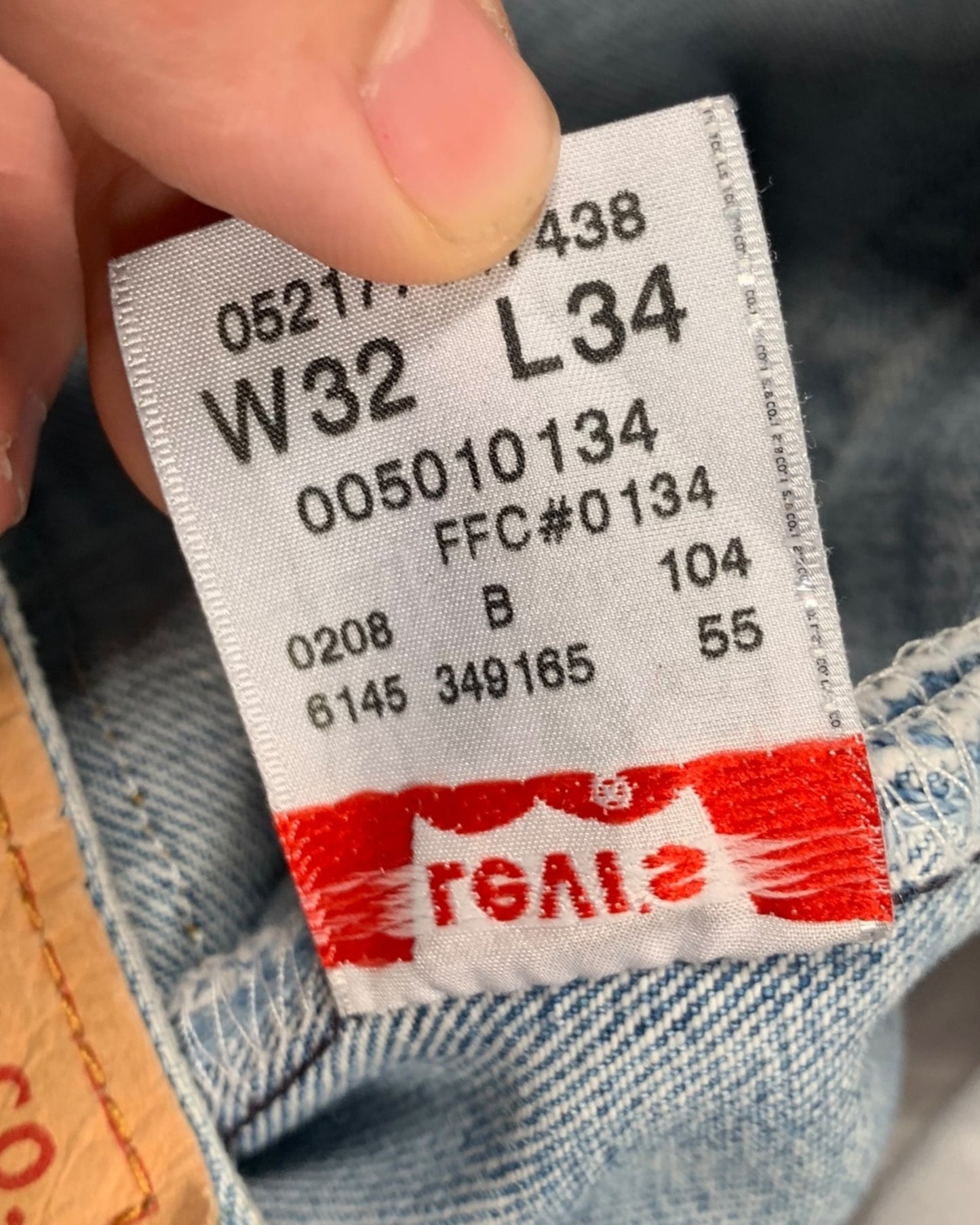 Jean Levi's 501 W32 L34 ( M / US 32 / FR 40 )