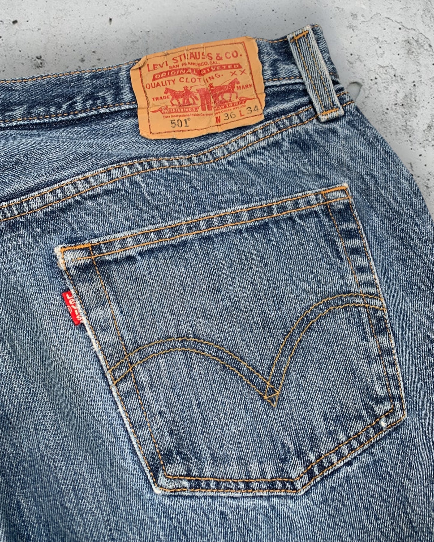 Jean Levi's 501 W36 L34 ( L / US 36 / FR 44-46 )