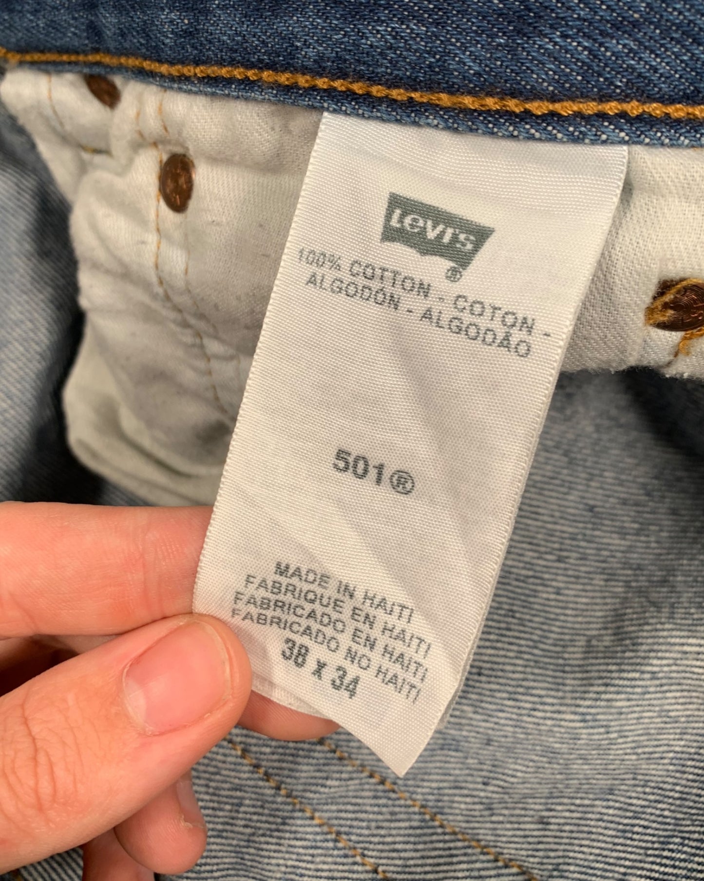 Jean Levi's 501 W38 L34 ( XL / US 38 / FR 48 )