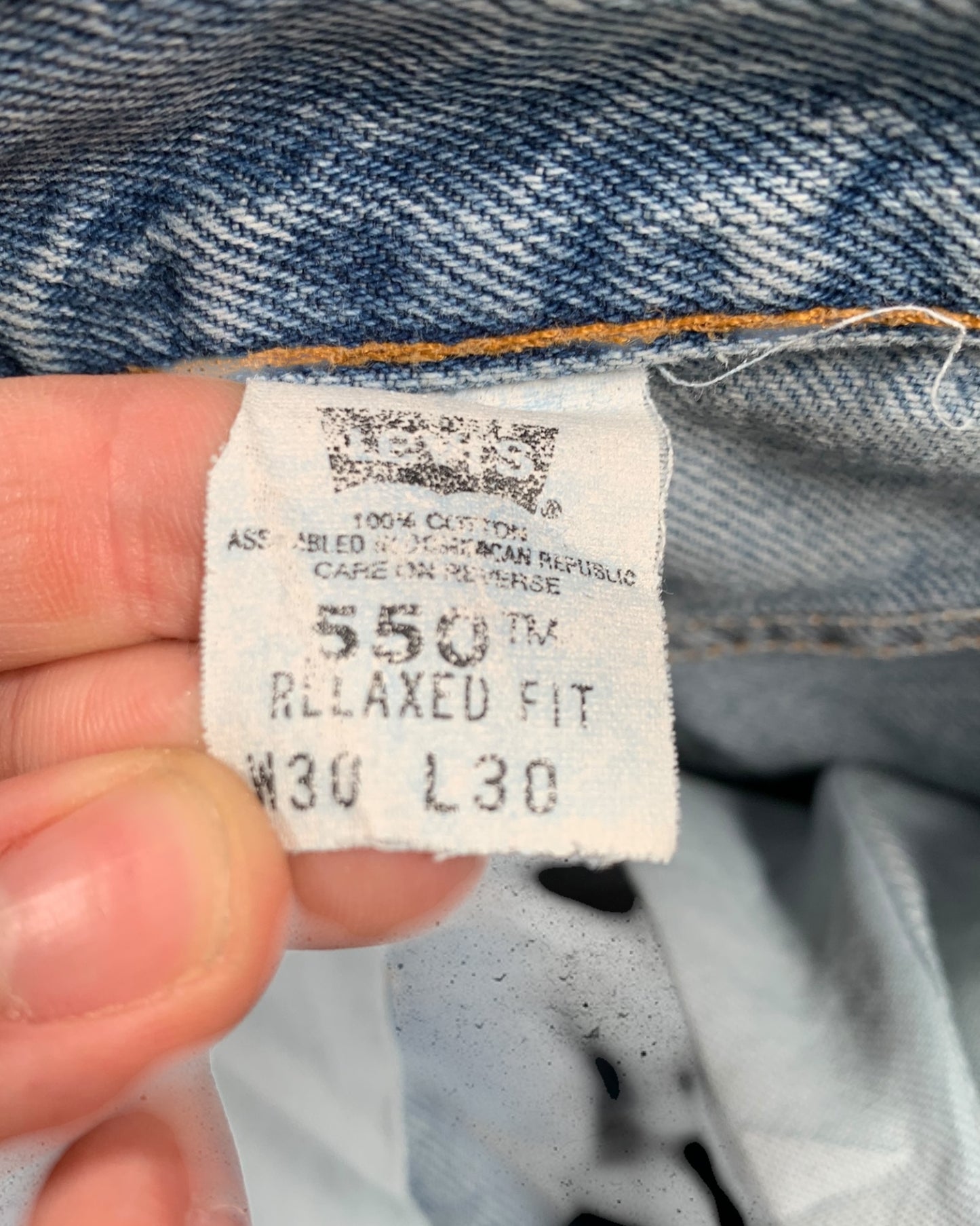 Jean Levi's 550 W30 L30 ( S / US 30 / FR 38 )