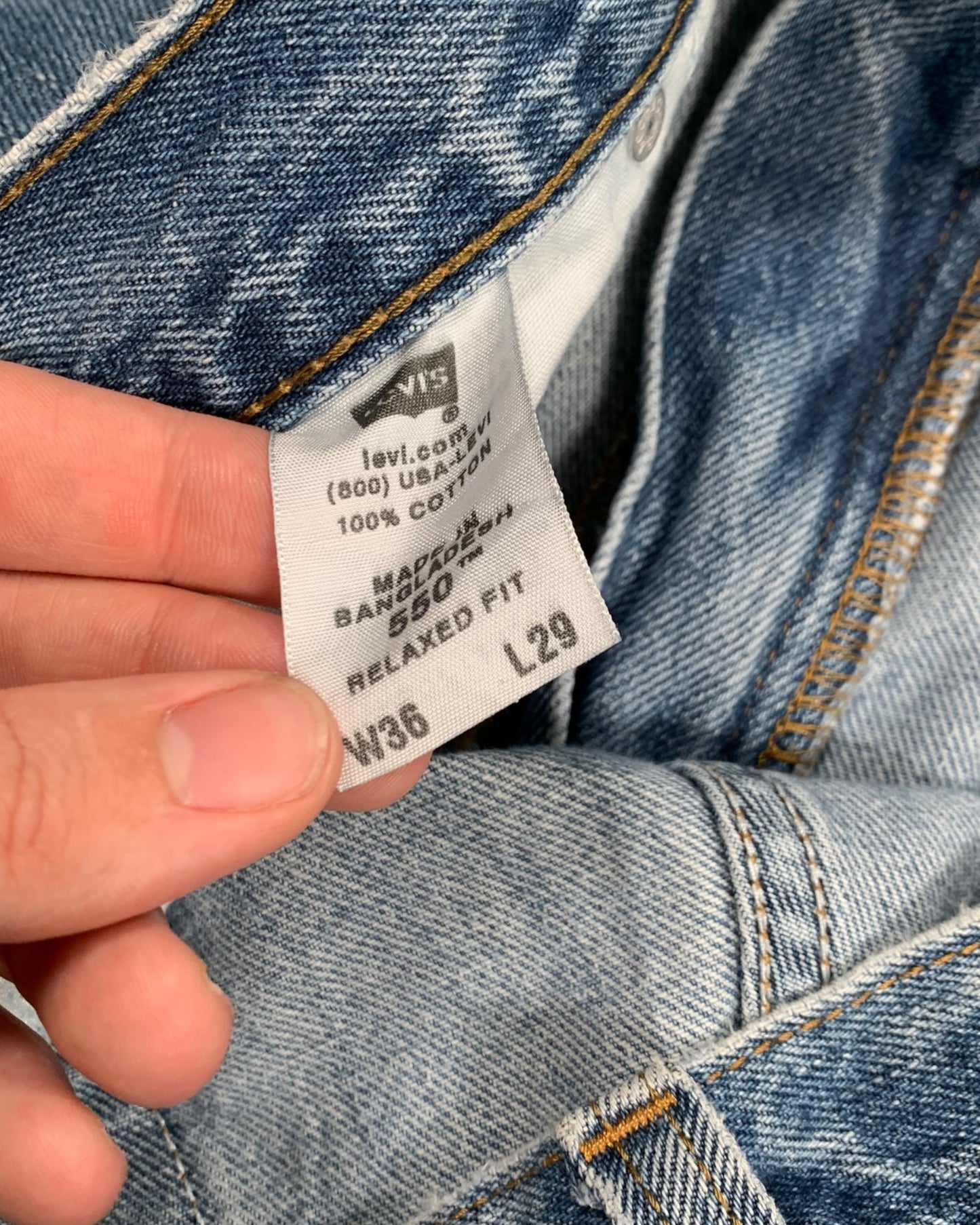 Jean Levi's 550 W36 L29 ( L / US 36 / FR 44-46 )