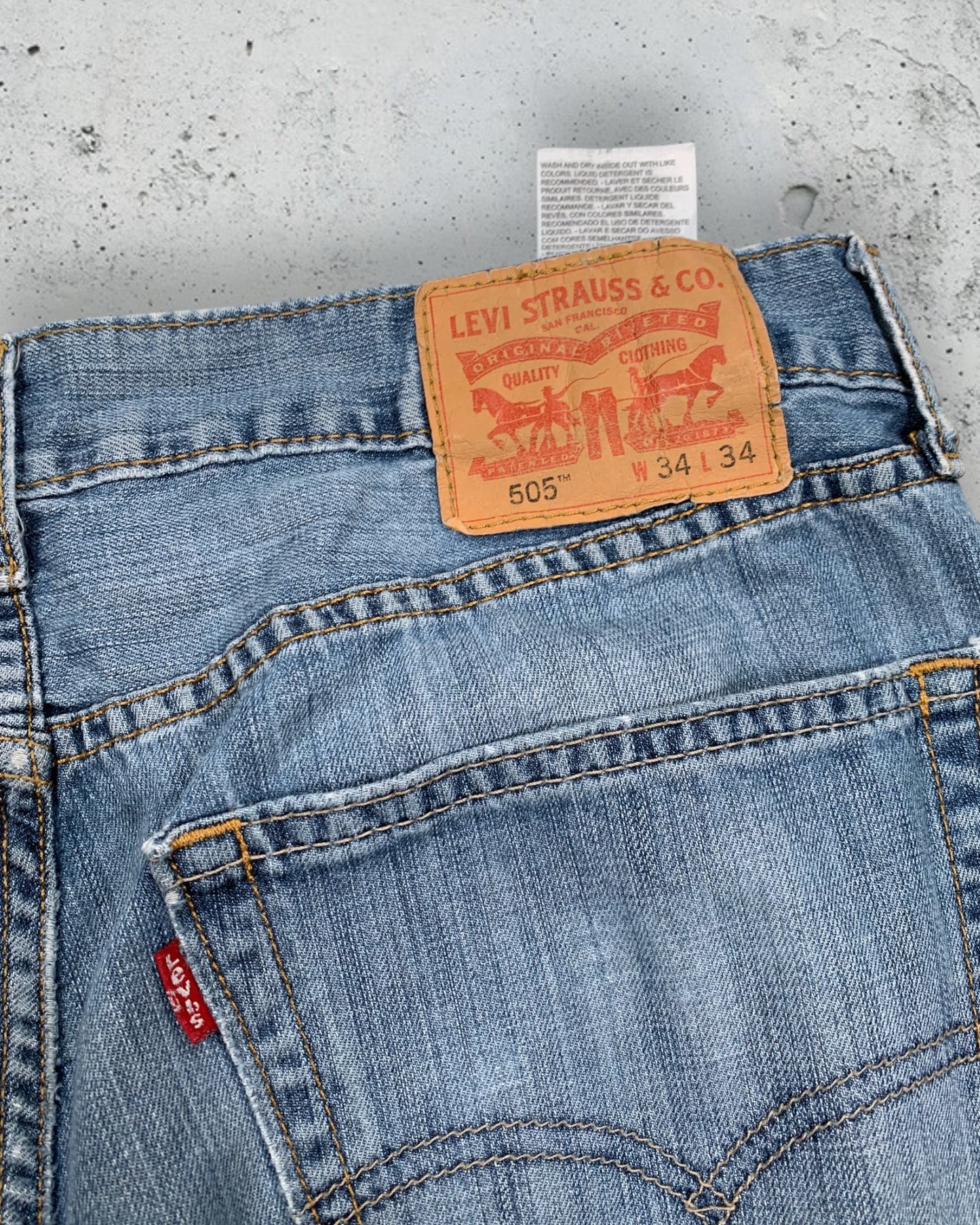 Jean Levi's 505 W34 L34 ( L / US 34 / FR 42-44 )