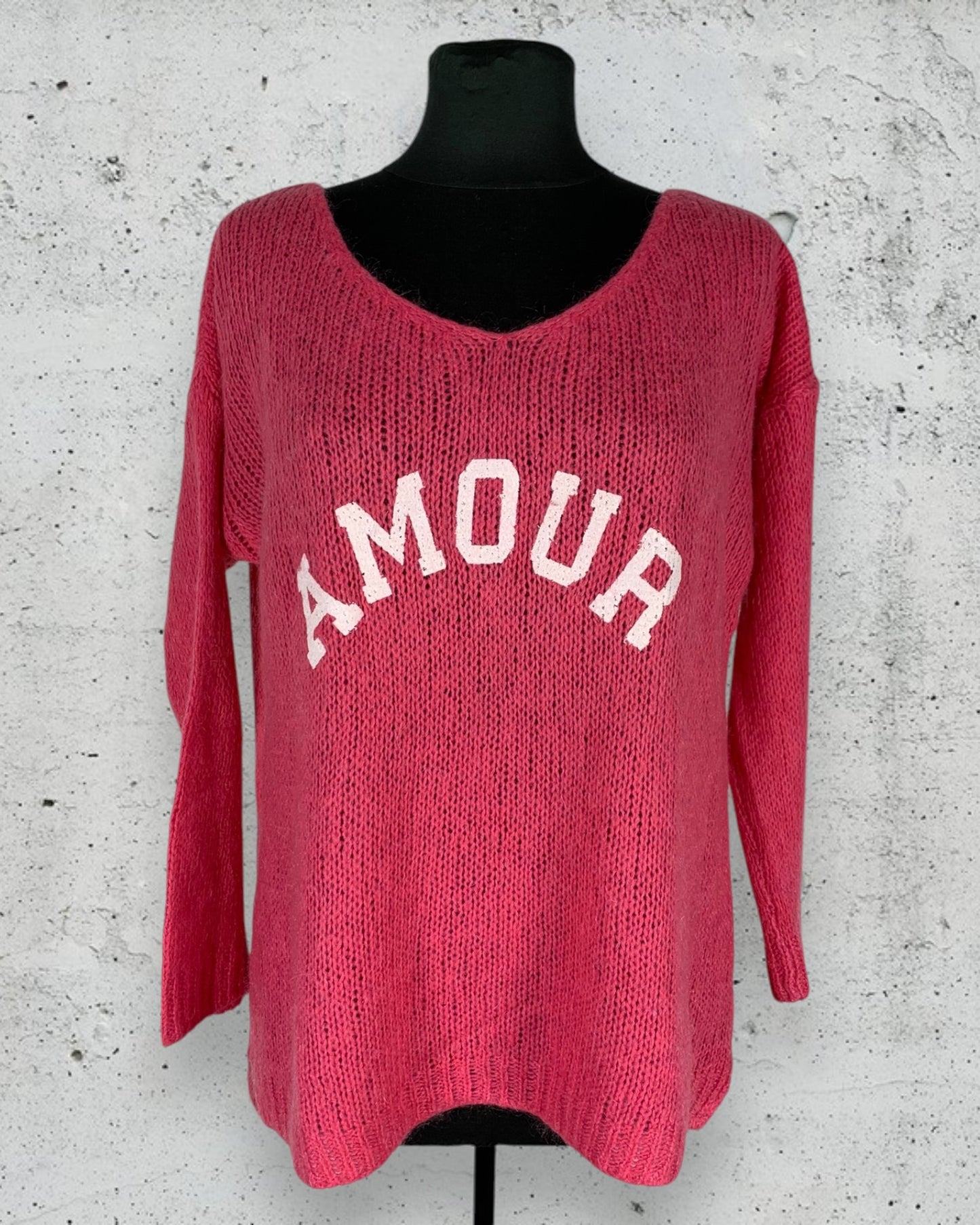 Pull "Amour" Sunny Studio ( Taille Unique )