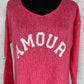 Pull "Amour" Sunny Studio ( Taille Unique )