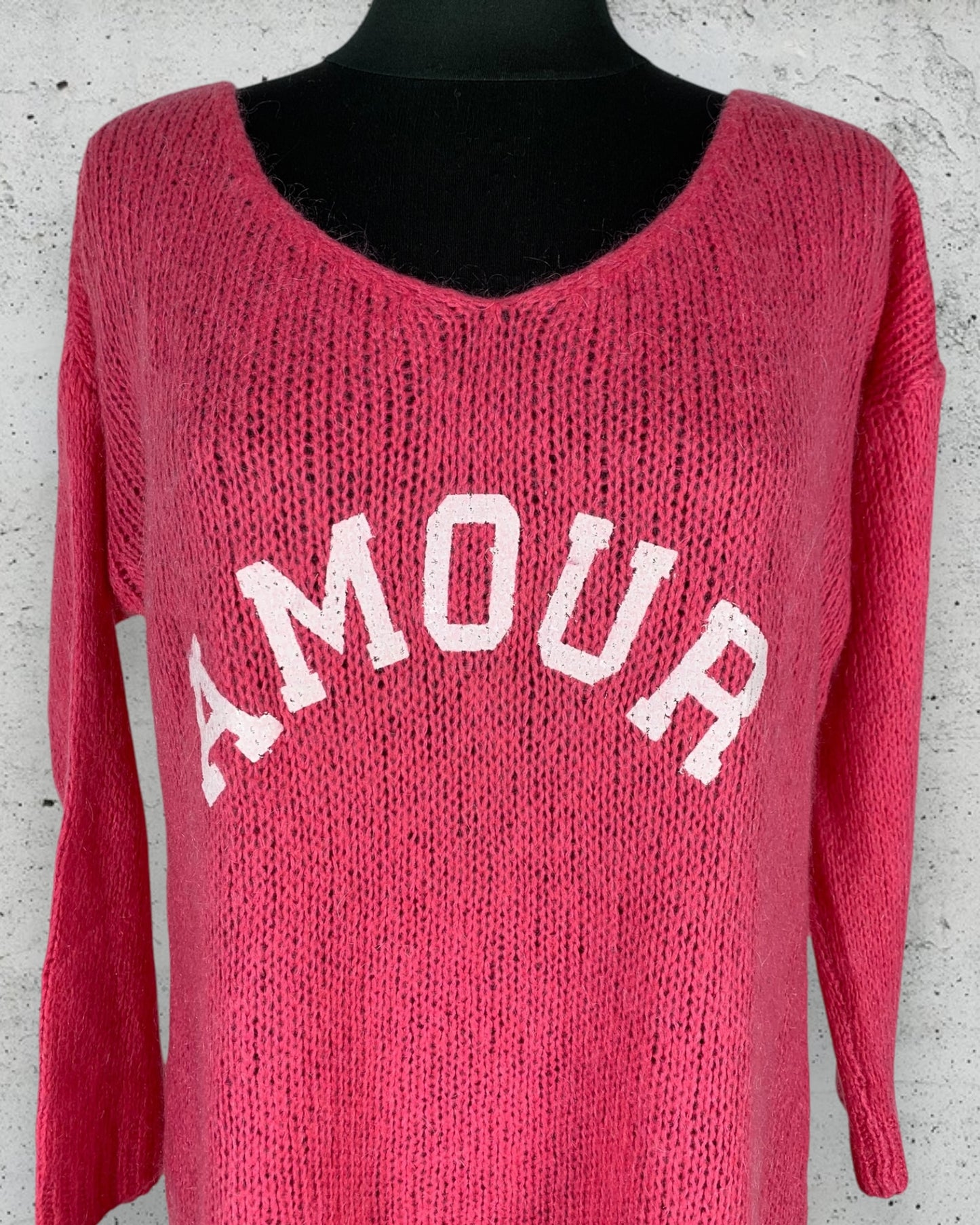 Pull "Amour" Sunny Studio ( Taille Unique )