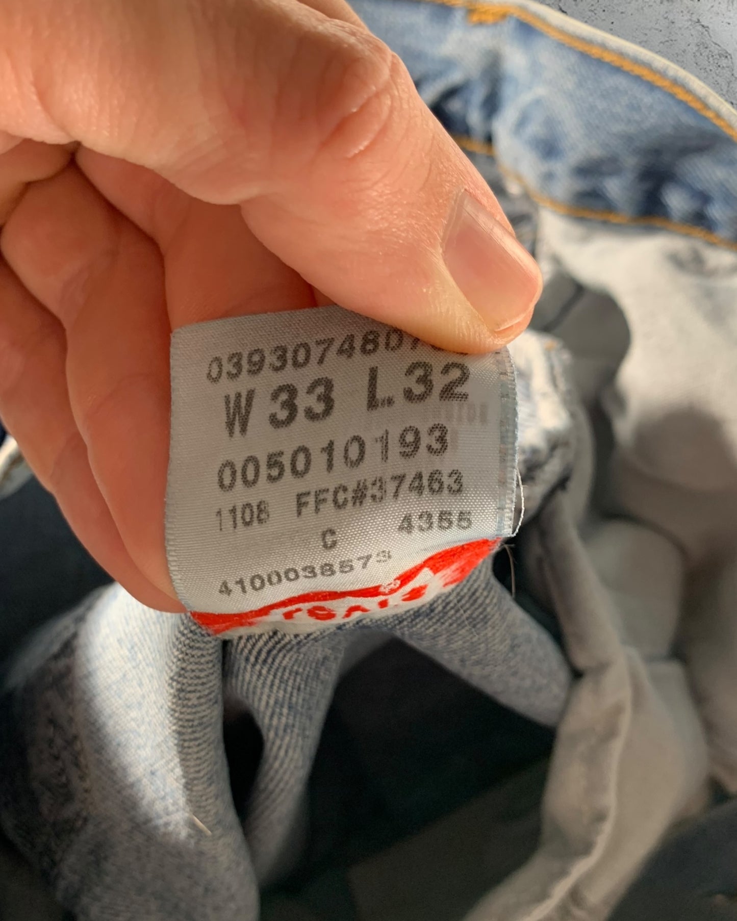 Jean Levi's 501 W33 L32 ( M / US 33 / FR 42 )