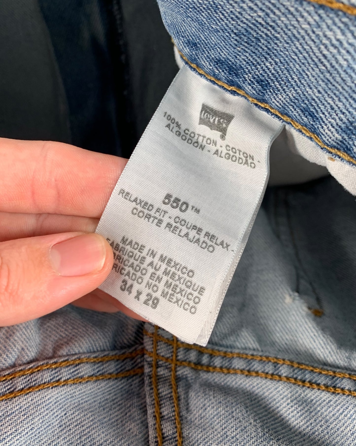 Jean Levi's 550 W34 L29 ( L / US 34 / FR 42-44 )