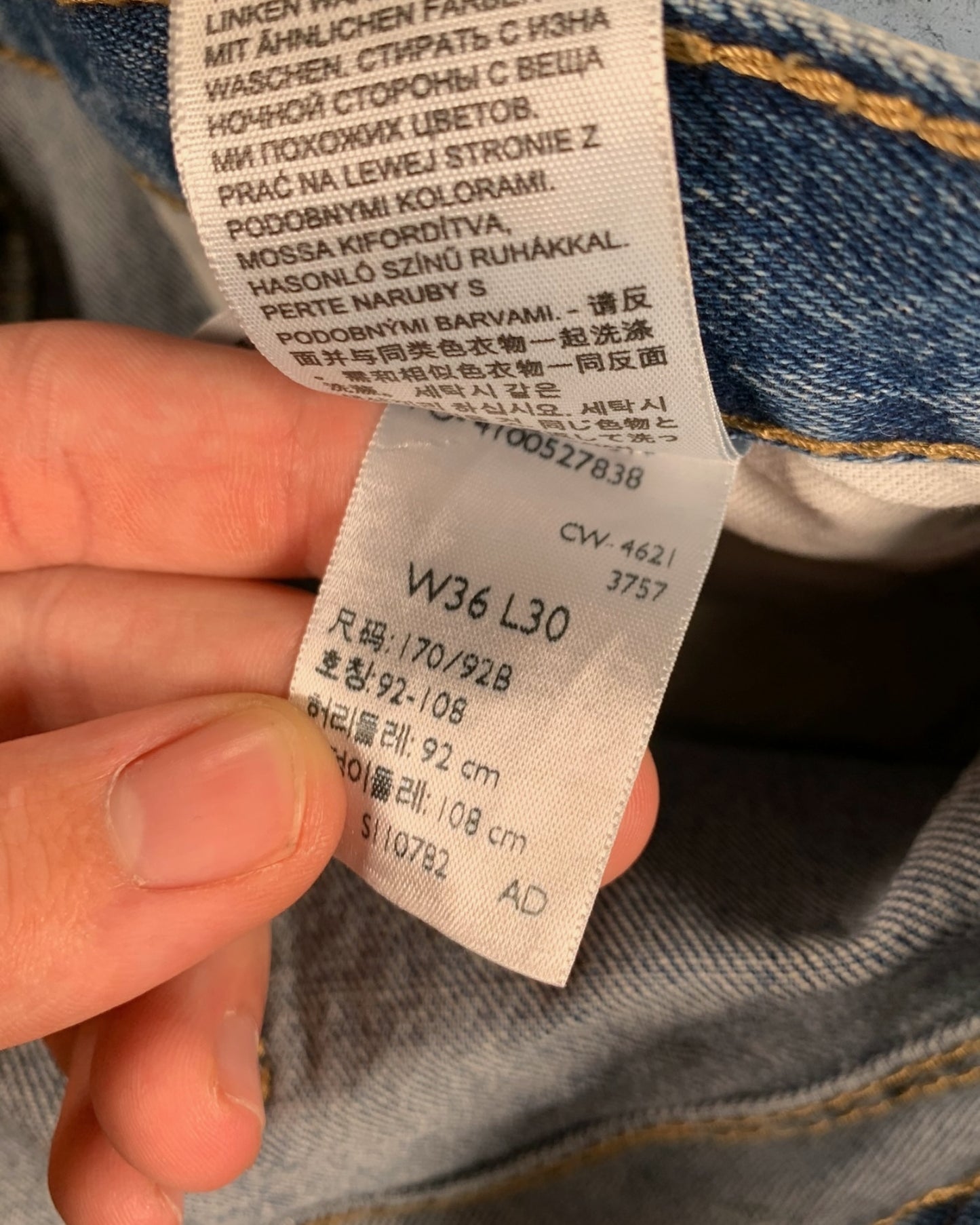 Jean Levi's 501 W36 L30 ( L / US 36 / FR 44-46 )