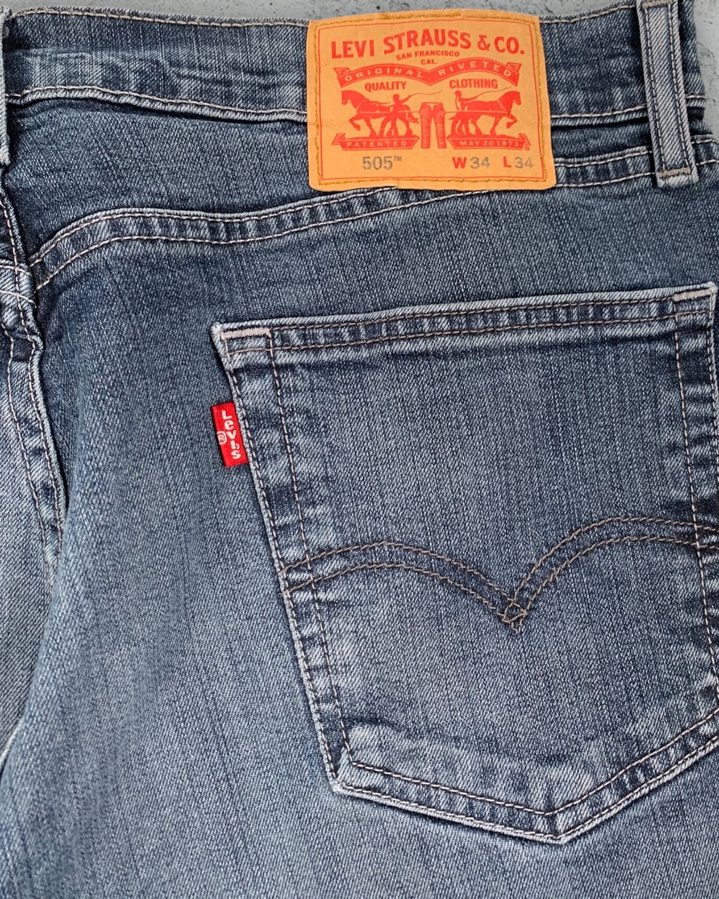 Jean Levi's 505 W34 L34 ( L / US 34 / FR 42-44 )