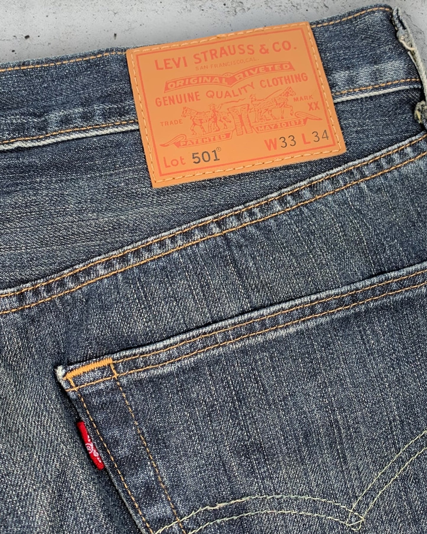 Jean Levi's 501 W33 L34 ( M / US 33 / FR 42 )