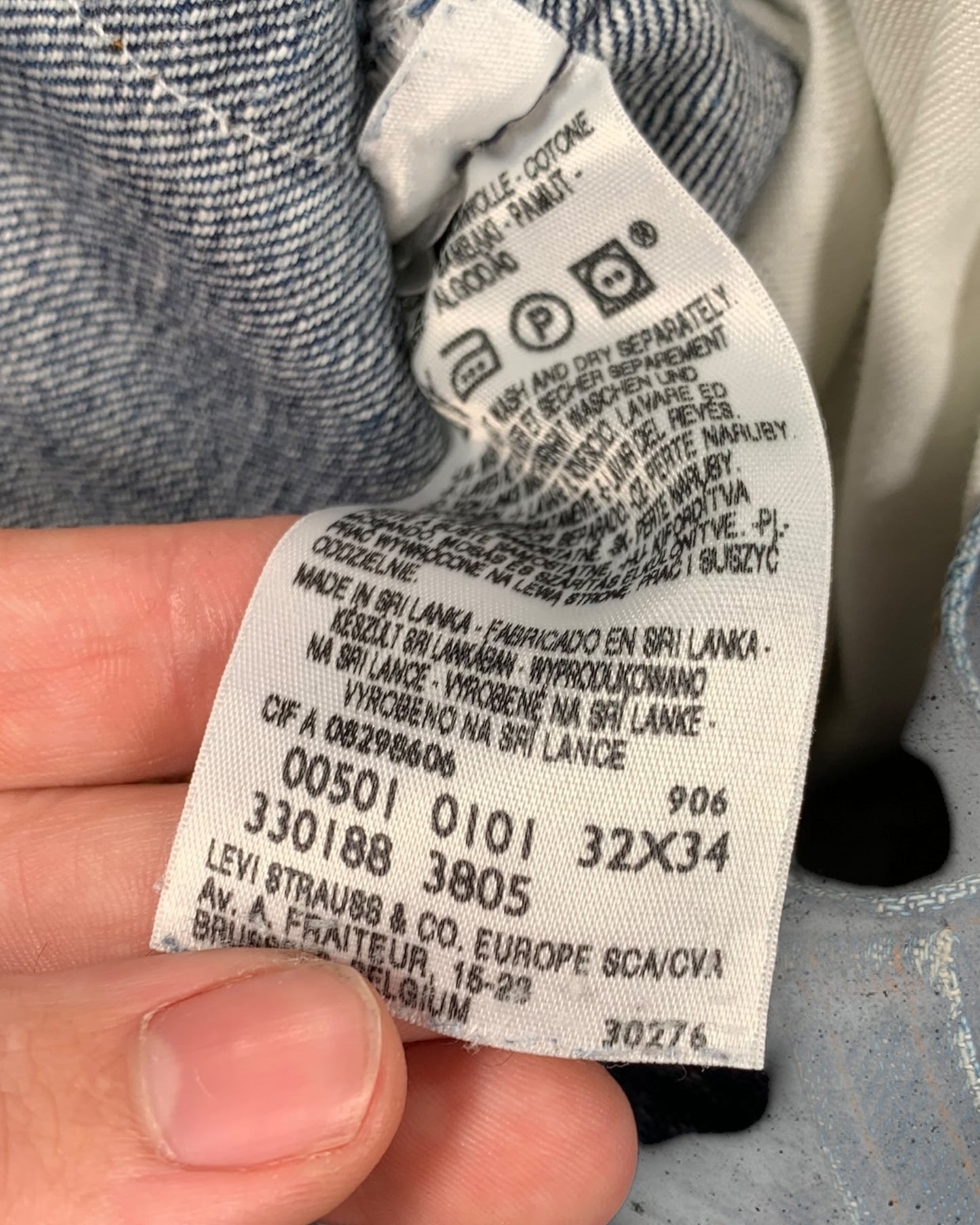 Jean Levi's 501 W32 L34 ( M / US 32 / FR 40 )